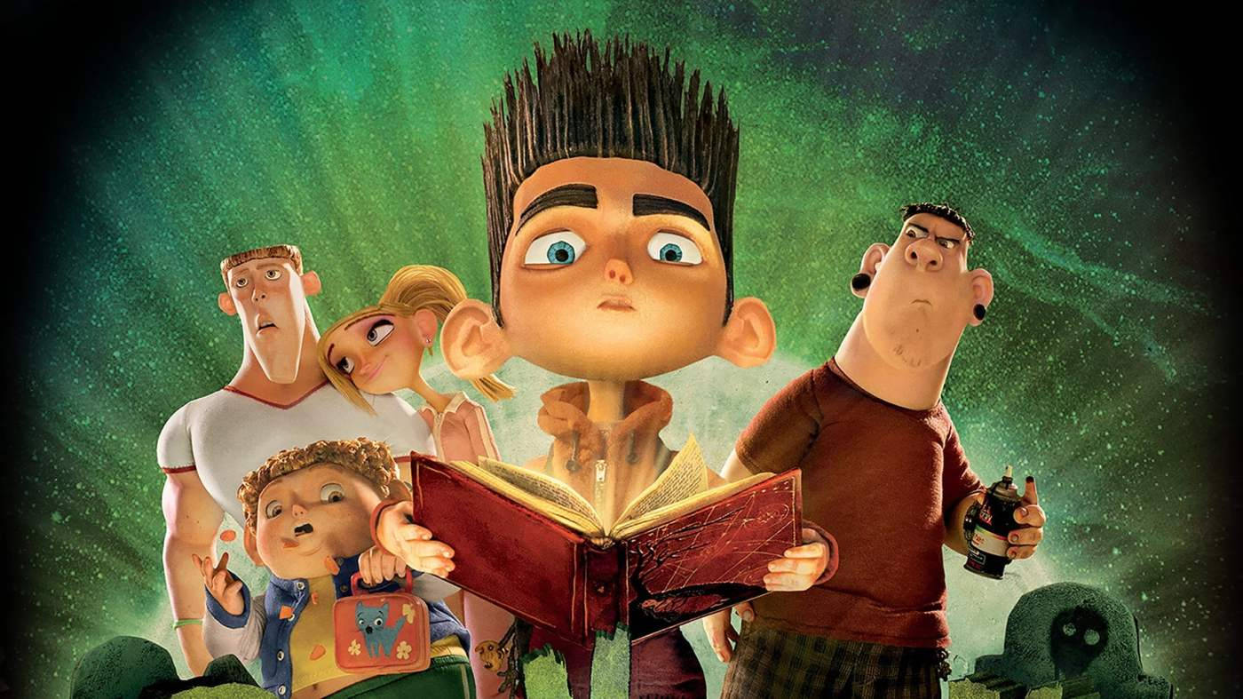 Paranorman, book, glowing green cosmic background, HD Desktop Wallpaper