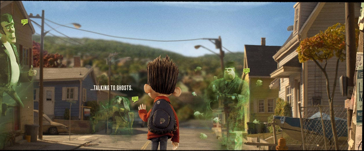 Paranorman, red jacket, translucent green ghosts, SD Desktop Wallpaper