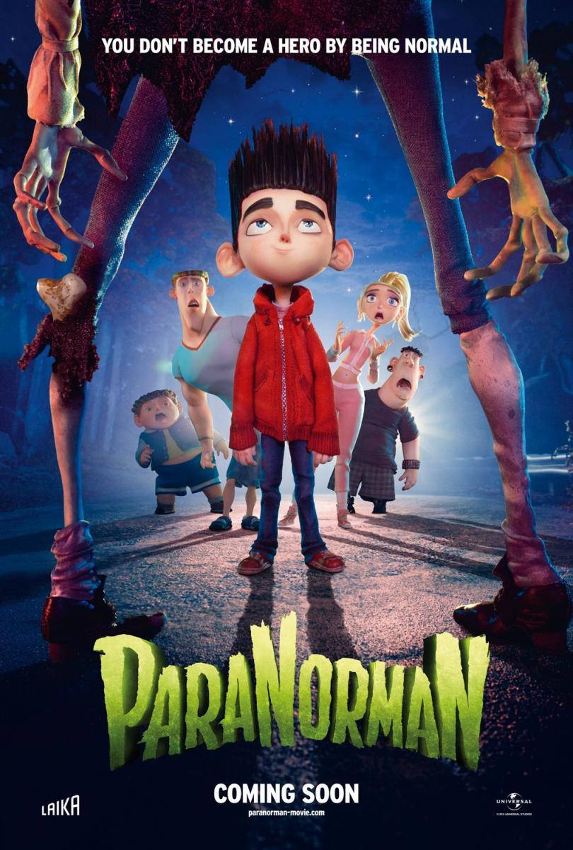 ParaNorman, red hoodie, giant monster legs, SD Phone Wallpaper