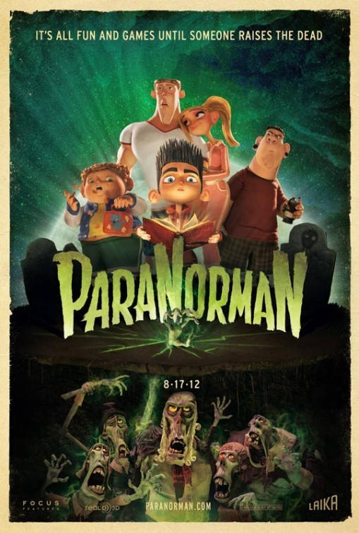 Paranorman, green zombies, graveyard, SD Phone Wallpaper