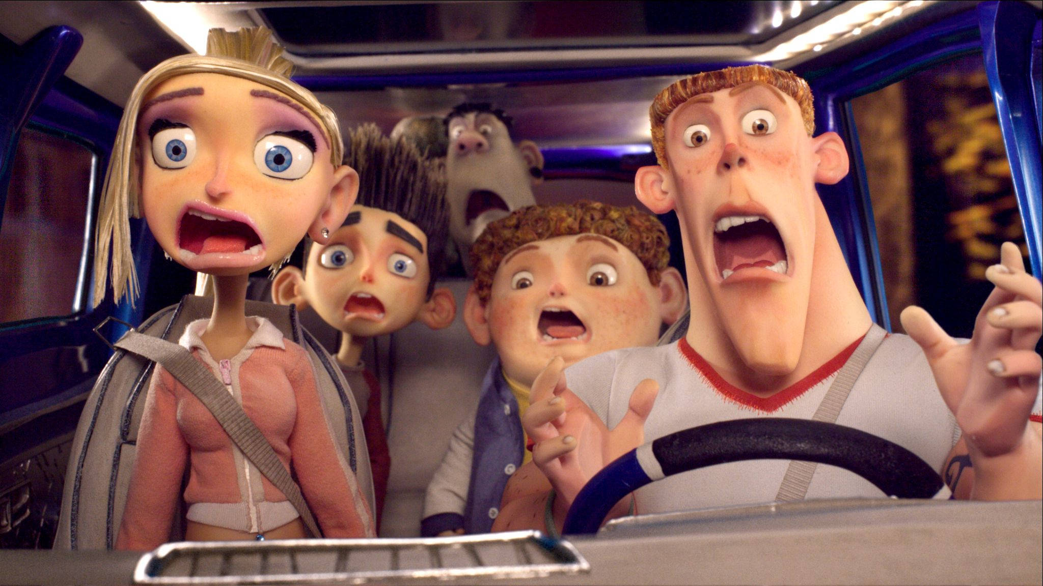 Paranorman, five animated characters, wide eyes, Full HD Desktop Wallpaper