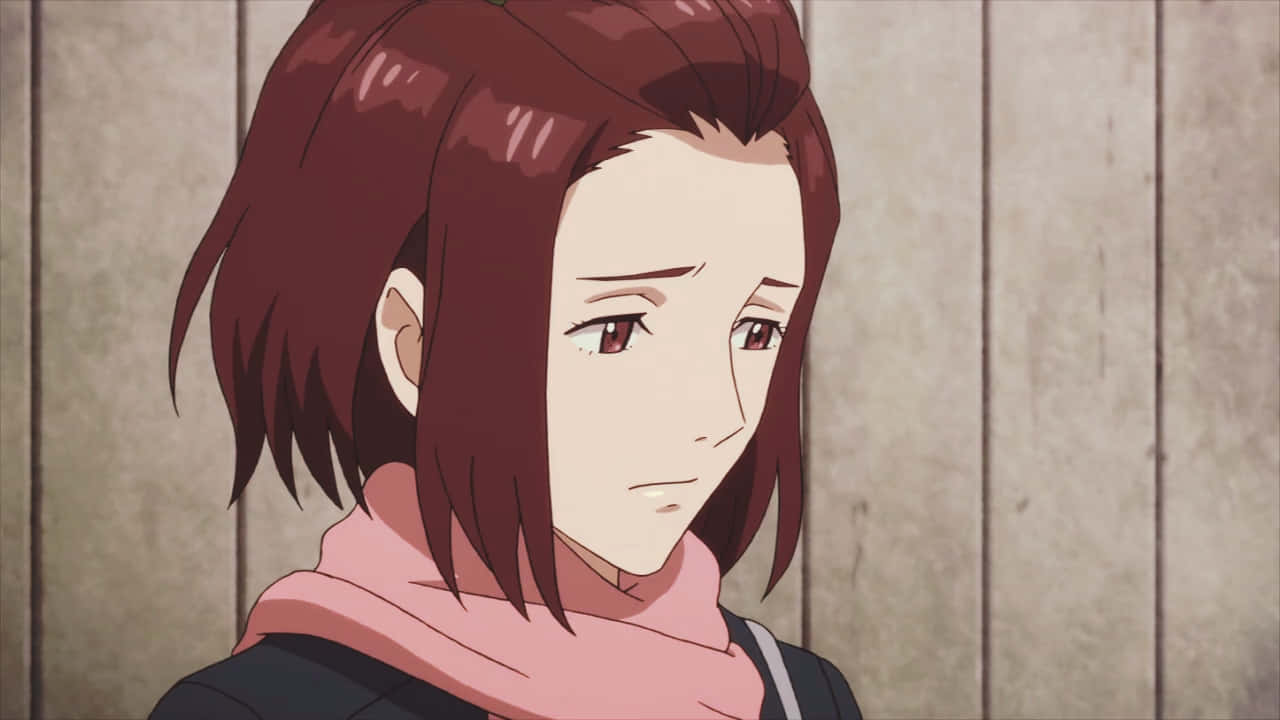 Parasyte Satomi Murano, short brown hair, red eyes, HD Desktop Wallpaper