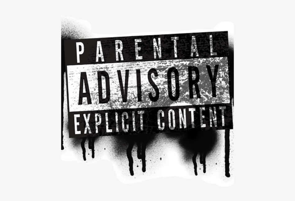 Parental Advisory, black, white, SD Desktop Wallpaper