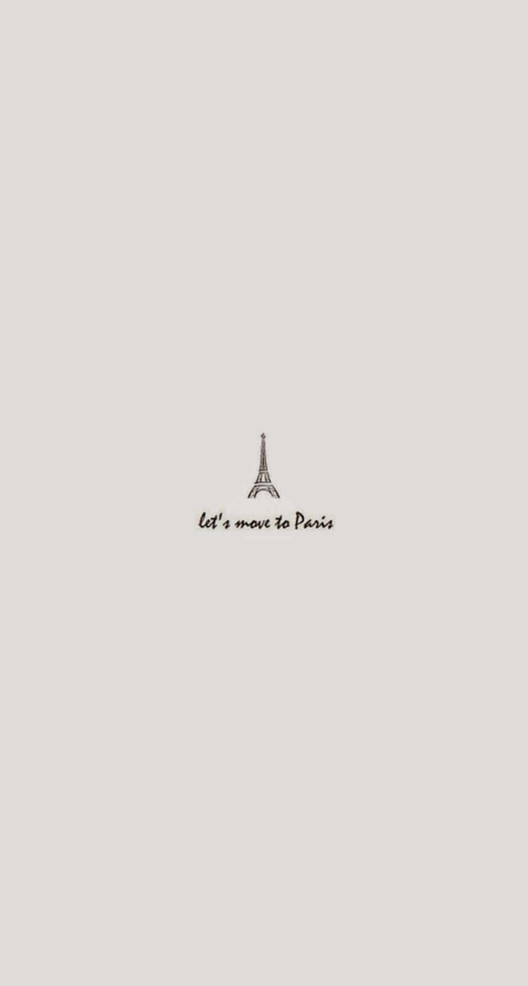 Eiffel Tower, Paris, beige background, Full HD Phone Wallpaper