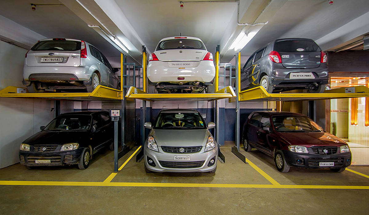 elevated parking system, automated parking garage, upper level, SD Desktop Wallpaper