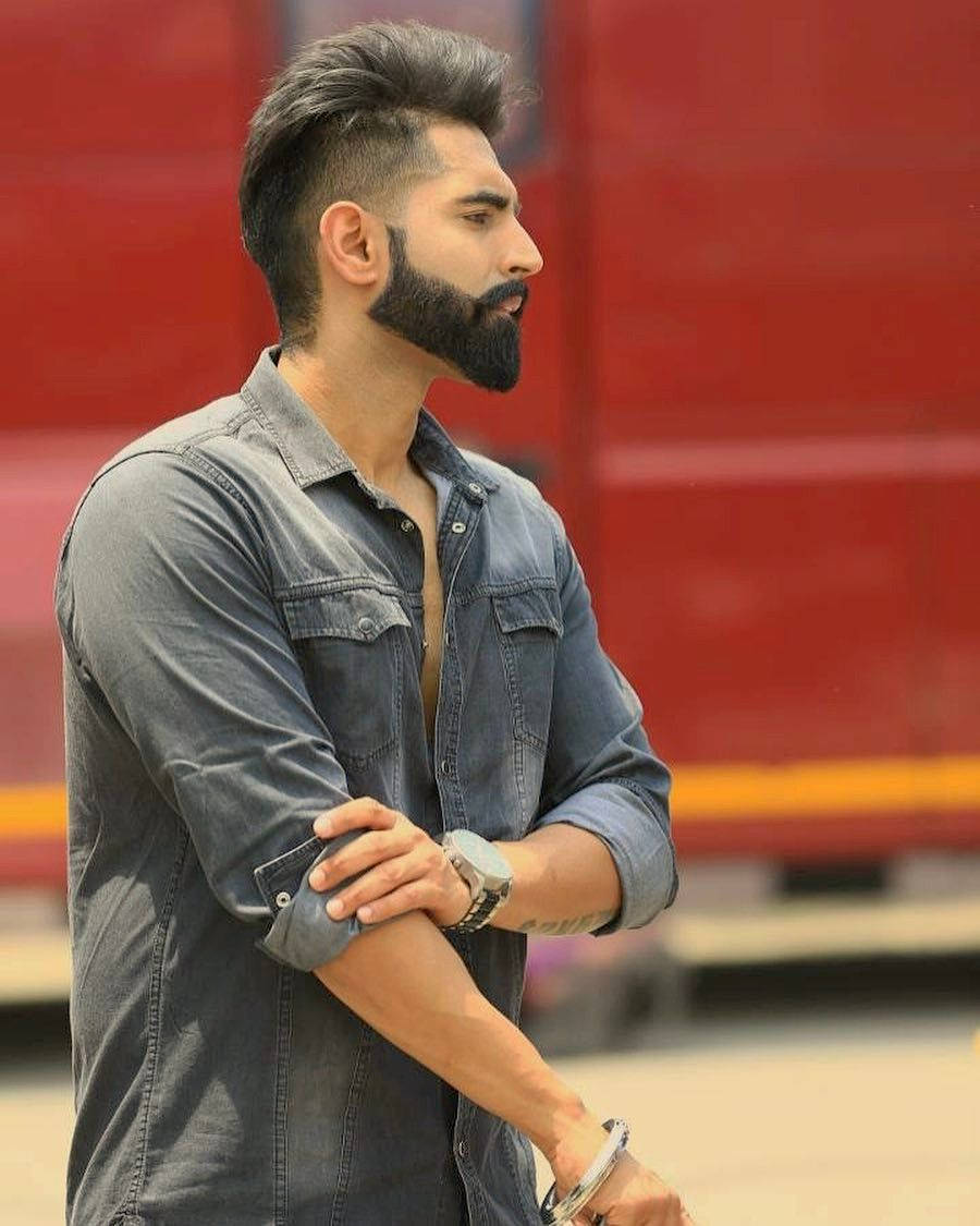 Parmish Verma, undercut hairstyle, full beard, SD Phone Wallpaper
