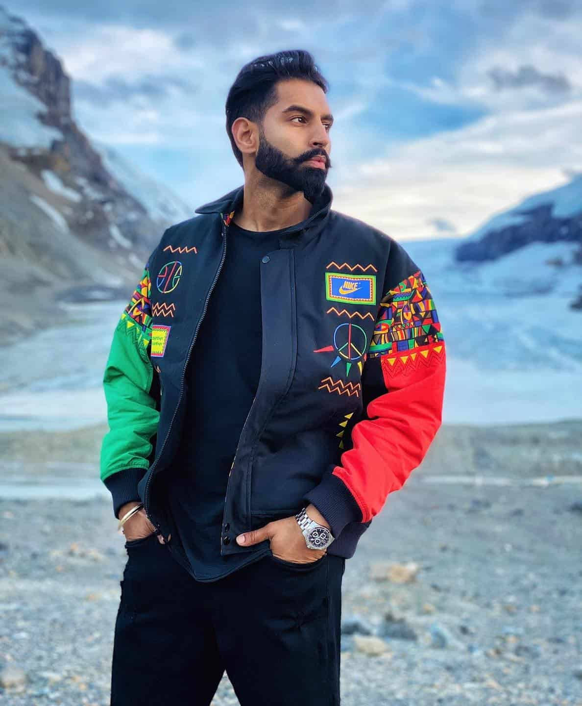 Parmish Verma, snowy mountain landscape, colorful bomber jacket, HD Phone Wallpaper