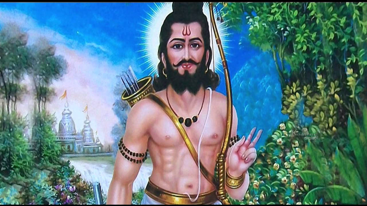 Parshuram, forest, radiant halo, HD Desktop Wallpaper