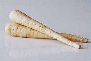 long parsnip root crop vegetables, textured skin, clean white reflective surface, SD Desktop Wallpaper