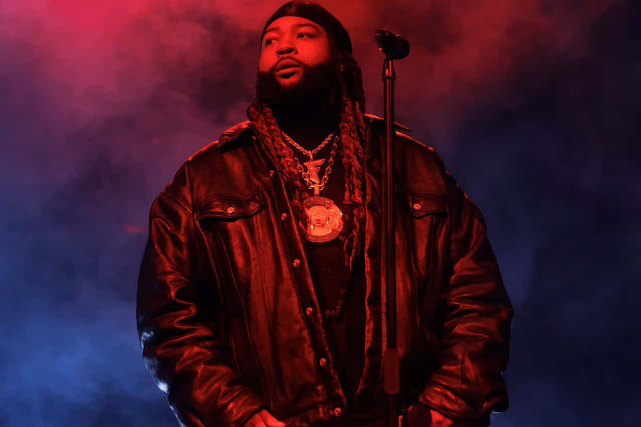 Partynextdoor, red stage lights, blue stage lights, HD Desktop Wallpaper