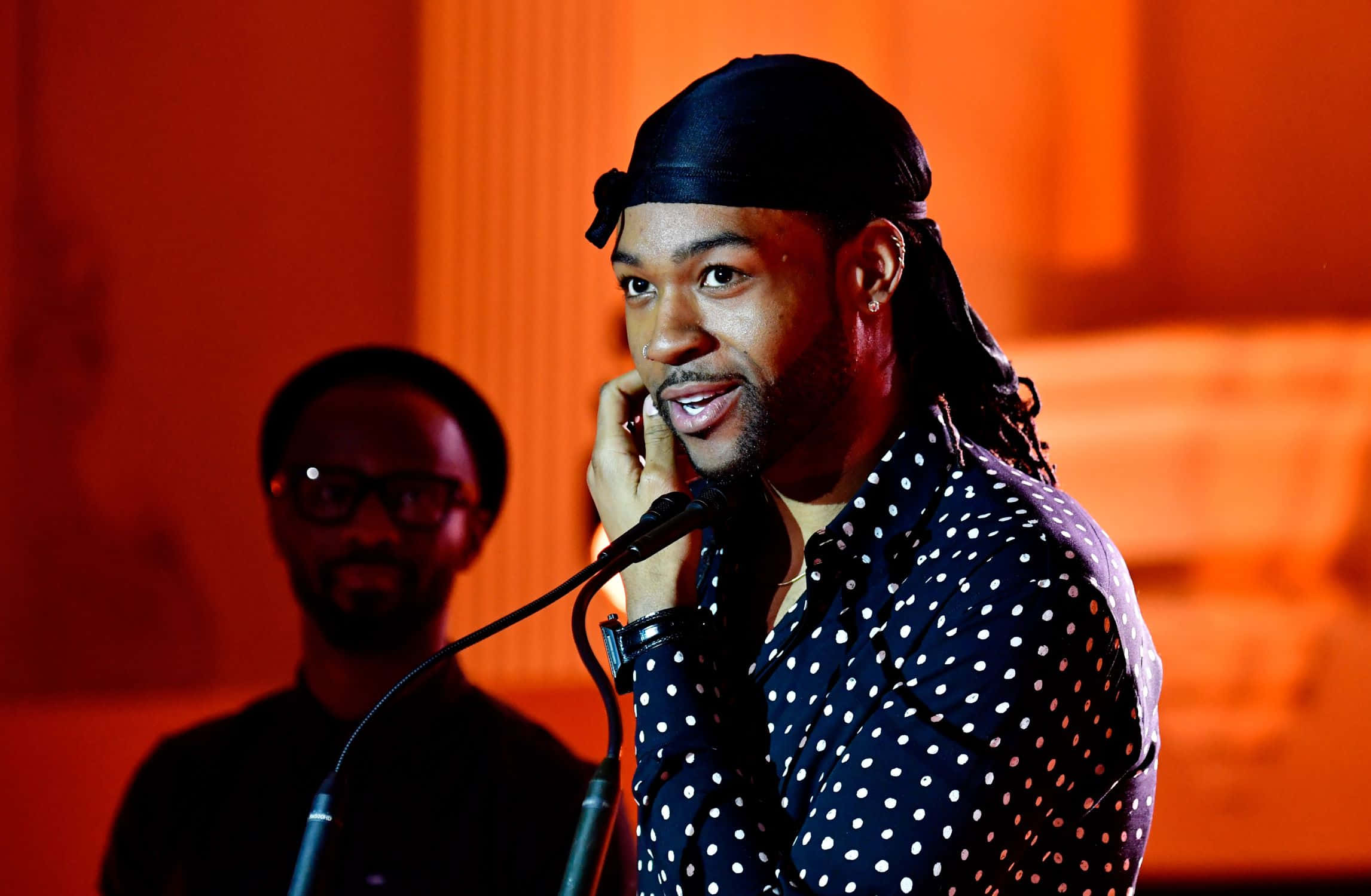 Partynextdoor, dreadlocks, black bandana, Full HD Desktop Wallpaper