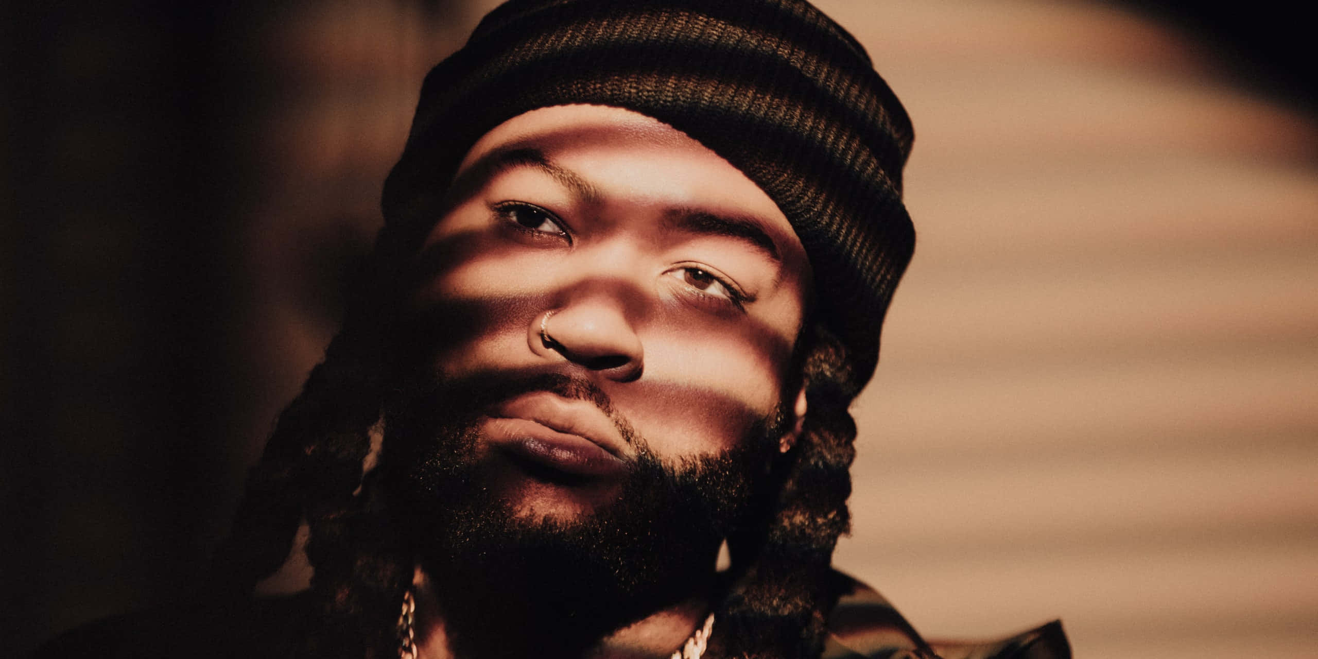 Partynextdoor, braided hair, beanie, 2K Desktop Wallpaper