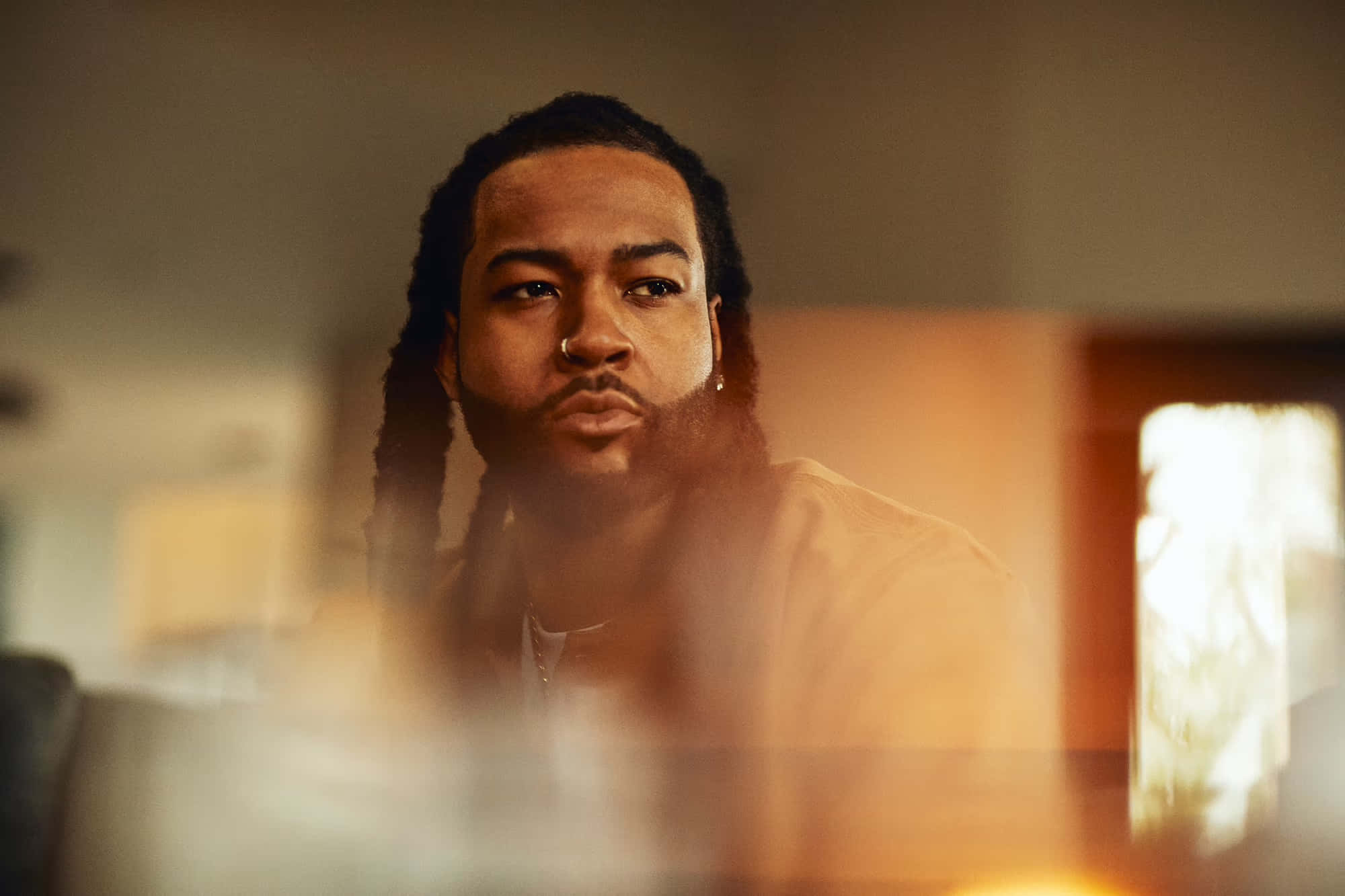 Partynextdoor, dreadlocks, nose ring, Full HD Desktop Wallpaper