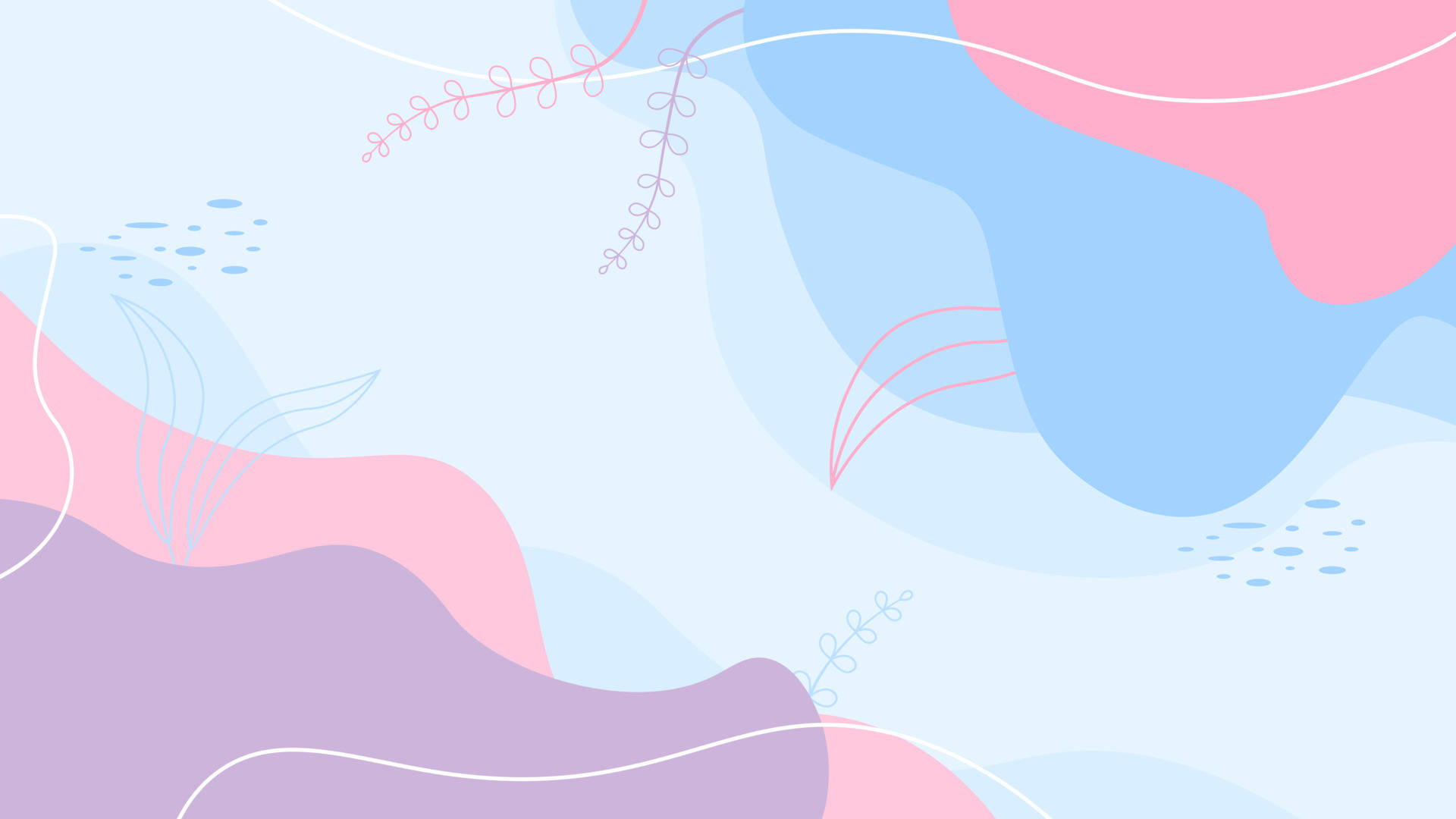 pastel abstract, pink, blue, Full HD Desktop Wallpaper