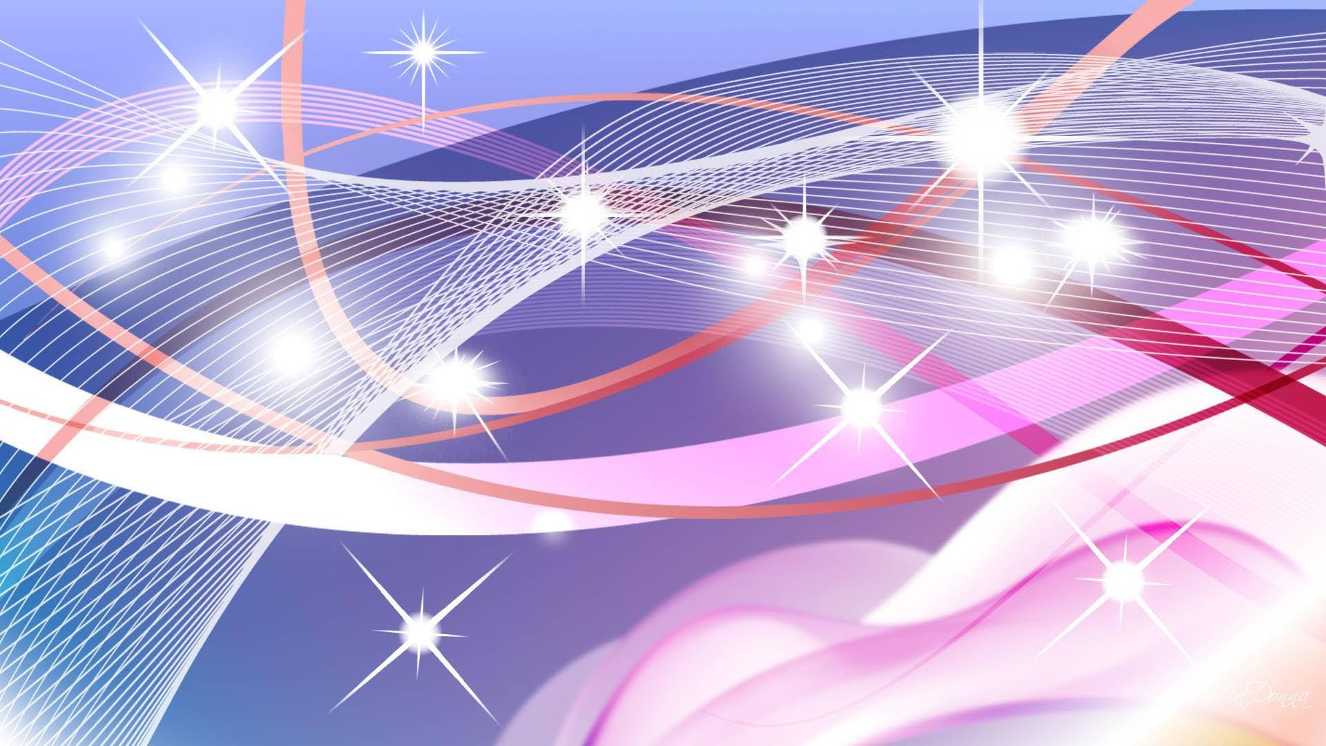 pastel abstract, blues, pinks, Full HD Desktop Wallpaper