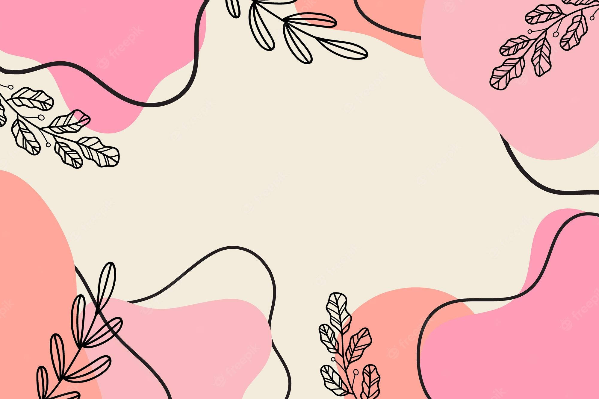 Peach Aesthetic, pastel abstract, soft pink, Full HD Desktop Wallpaper