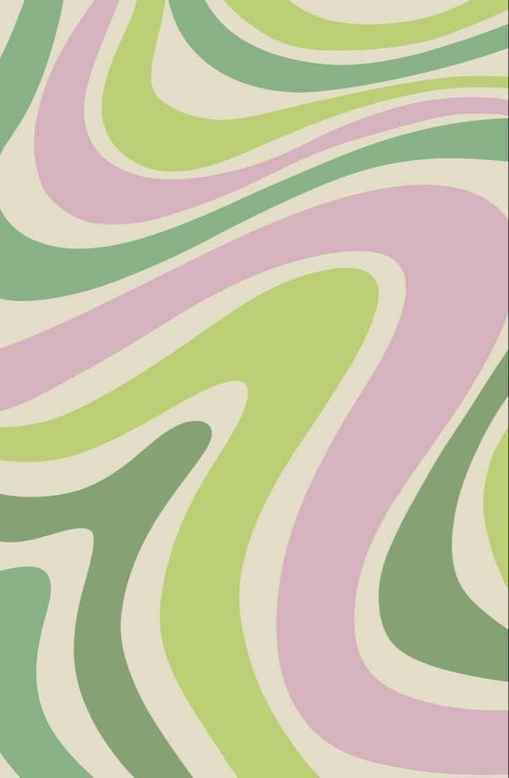 pastel green, pastel pink, cream, SD Phone Wallpaper