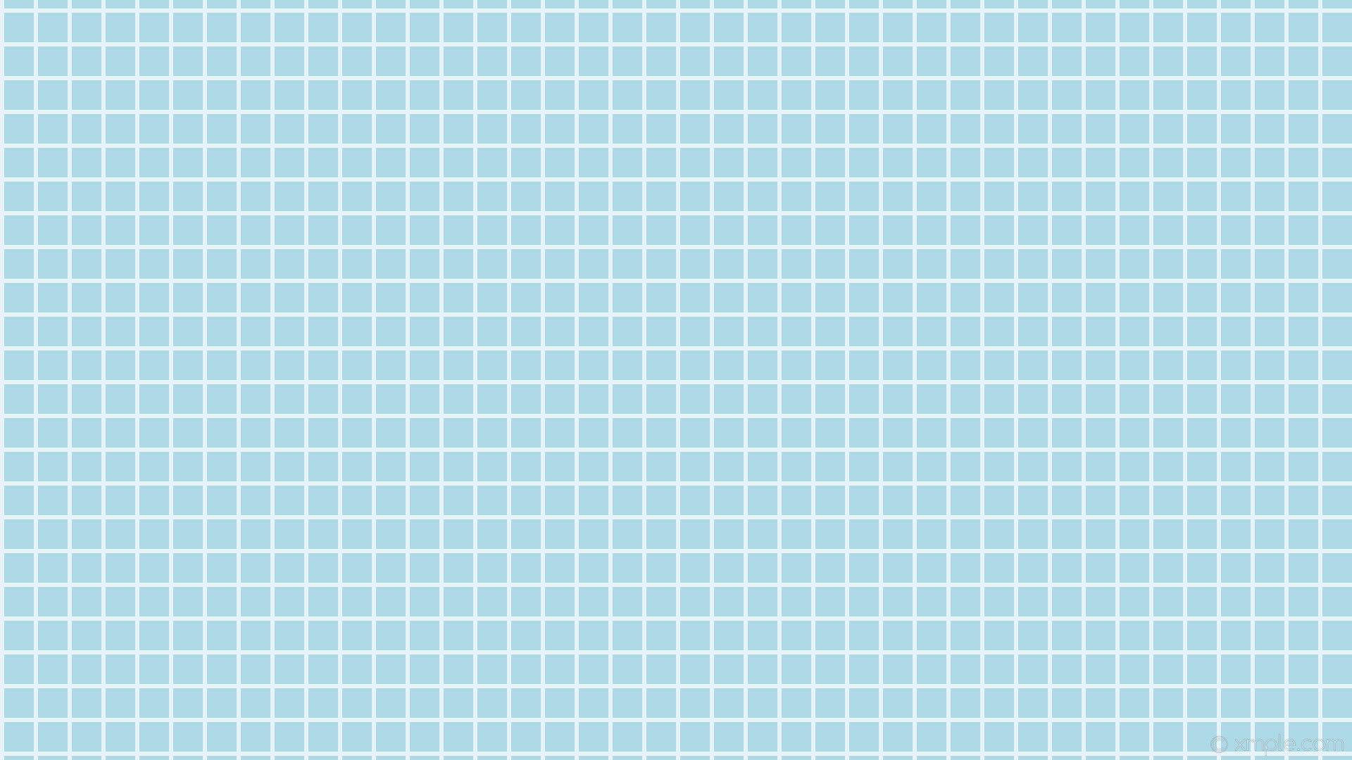 blue pastel aesthetic desktop, light blue grid pattern, crisp white lines, Full HD Desktop Wallpaper