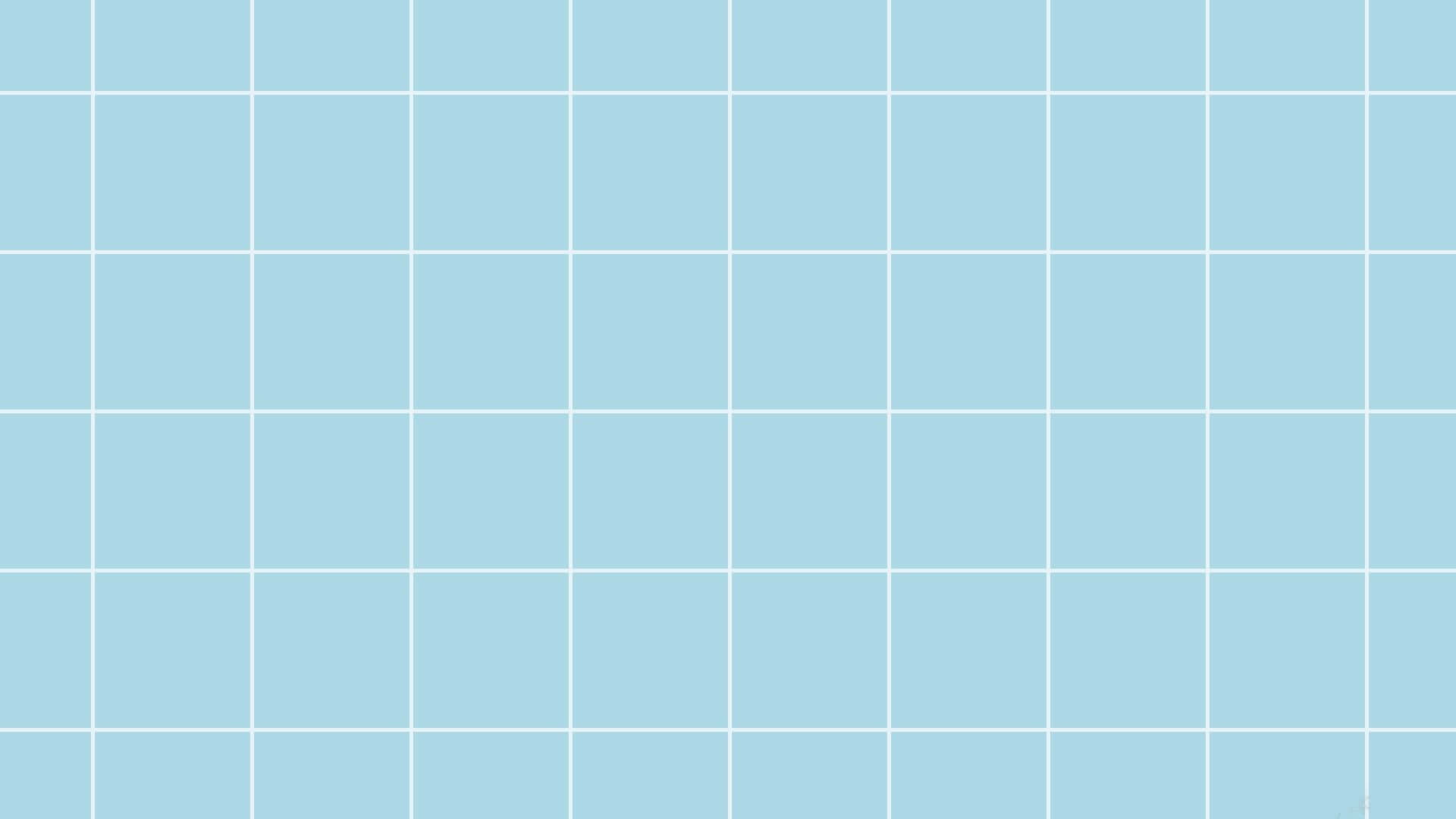 pastel blue aesthetic desktop, light blue squares, thin white lines, Full HD Desktop Wallpaper