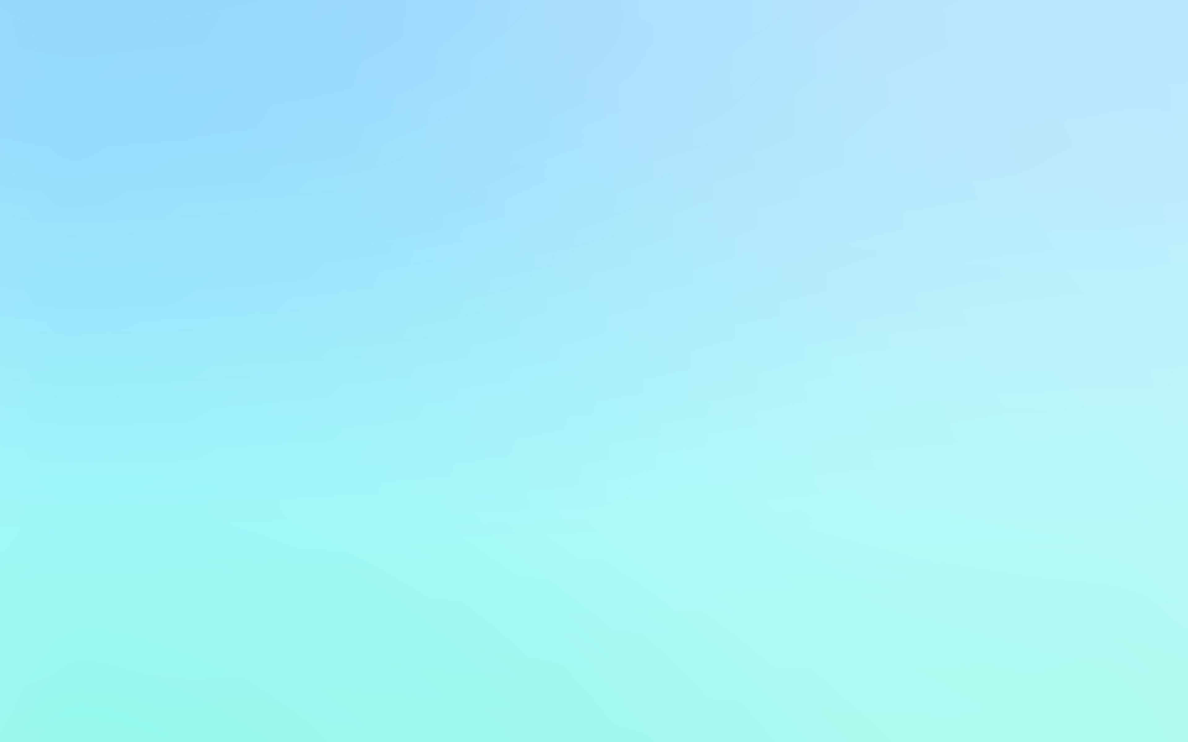 Pastel Blue Solid Gradient Desktop, soft blue, mint green, 4K Desktop Wallpaper