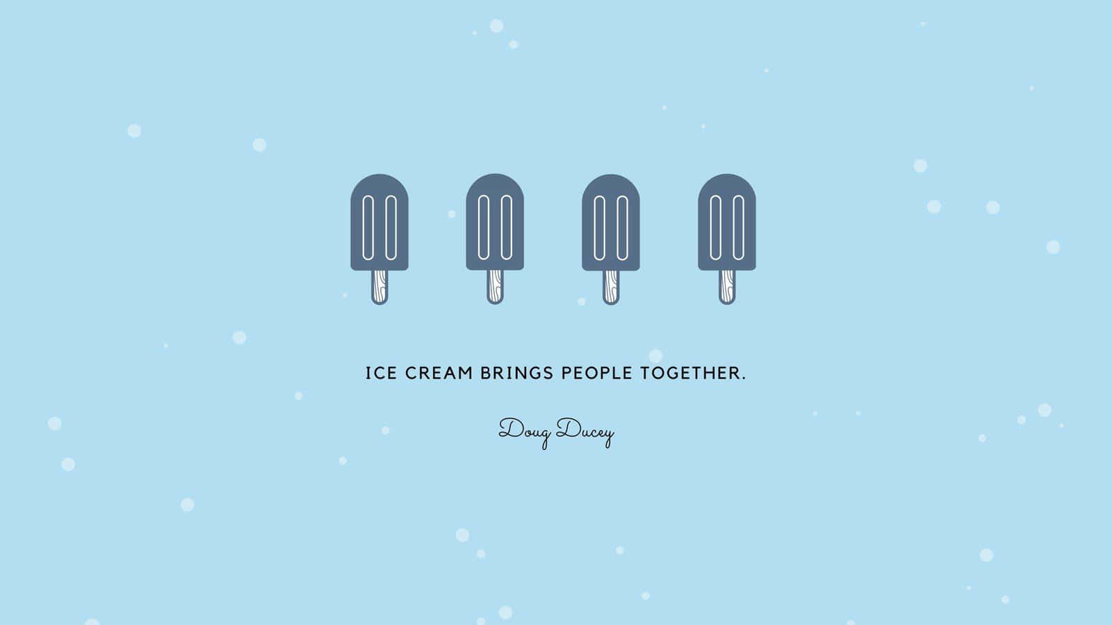 Pastel Blue Aesthetic Popsicles Desktop, soft blue background, white speckles, HD Desktop Wallpaper