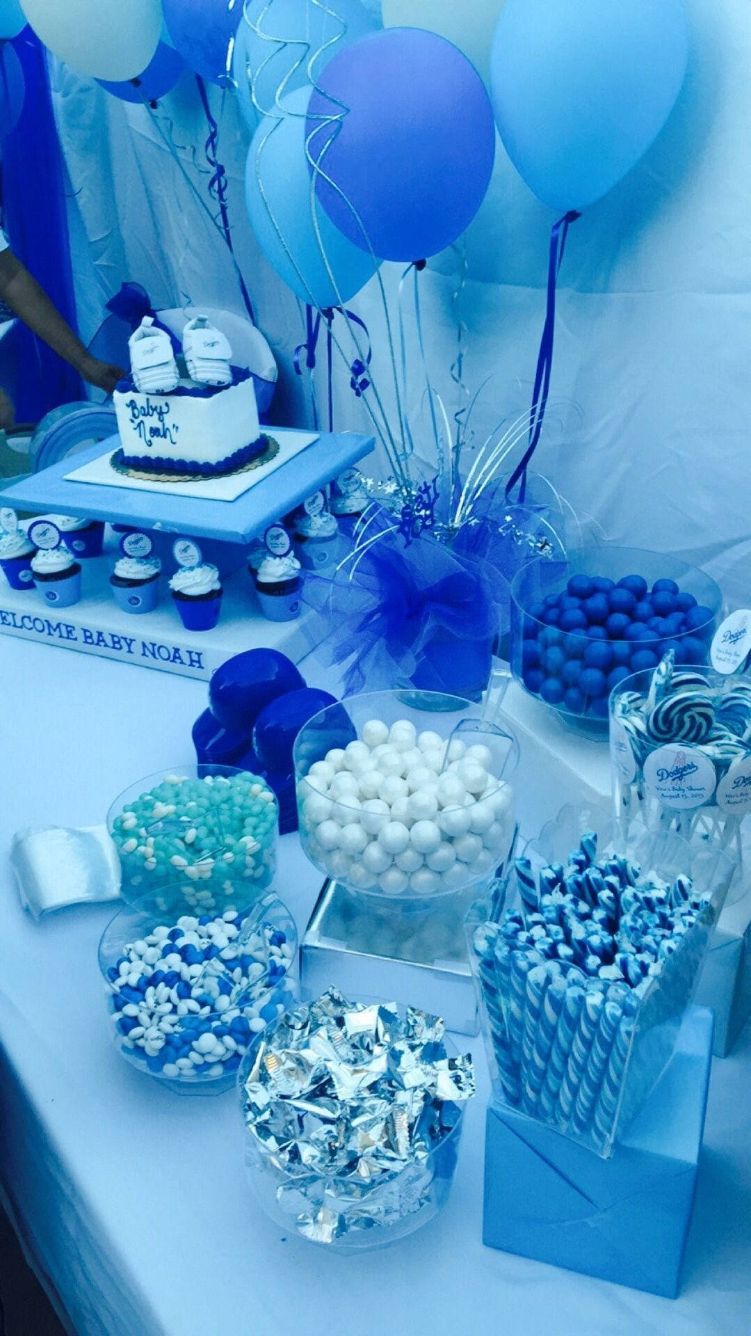 pastel blue aesthetic, iPhone, blue and white sweets, Full HD Phone Wallpaper