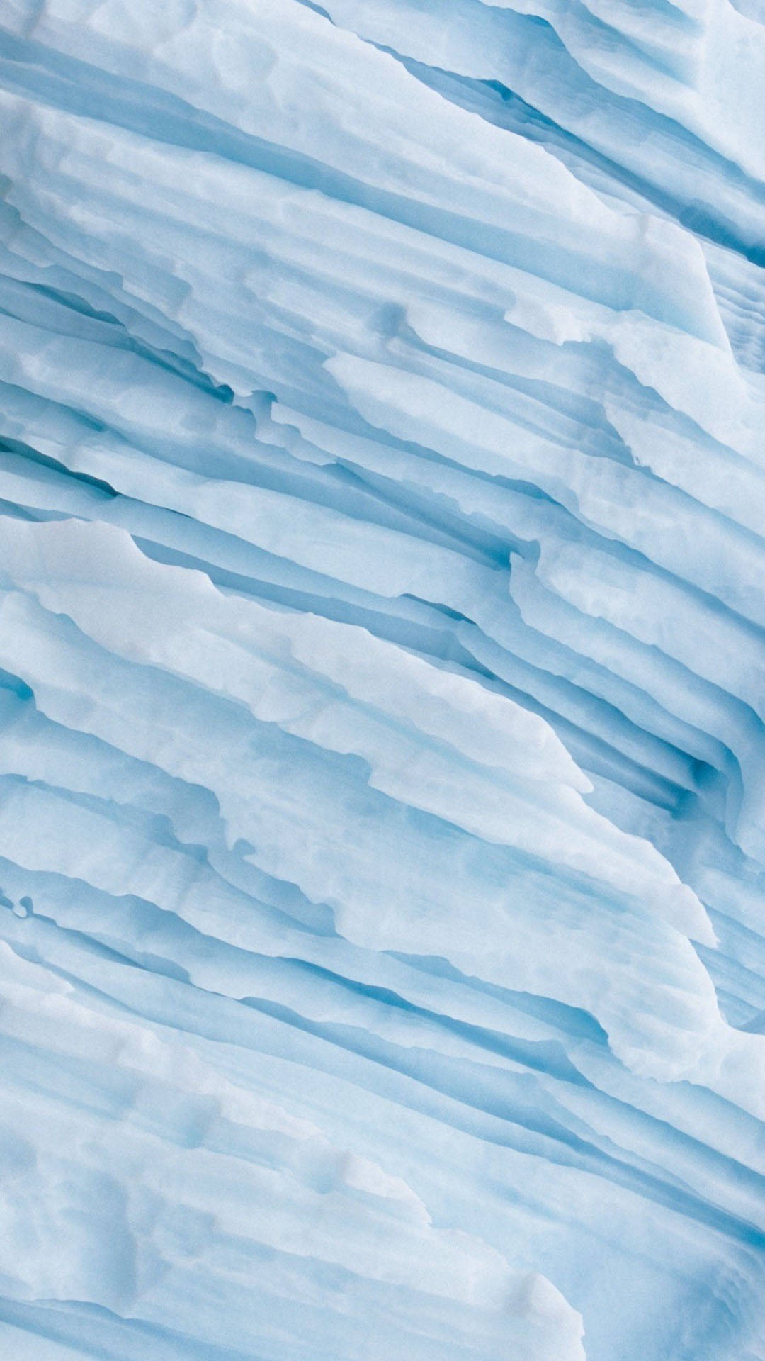 pastel blue aesthetic iphone, polar bear, iceberg, Full HD Phone Wallpaper
