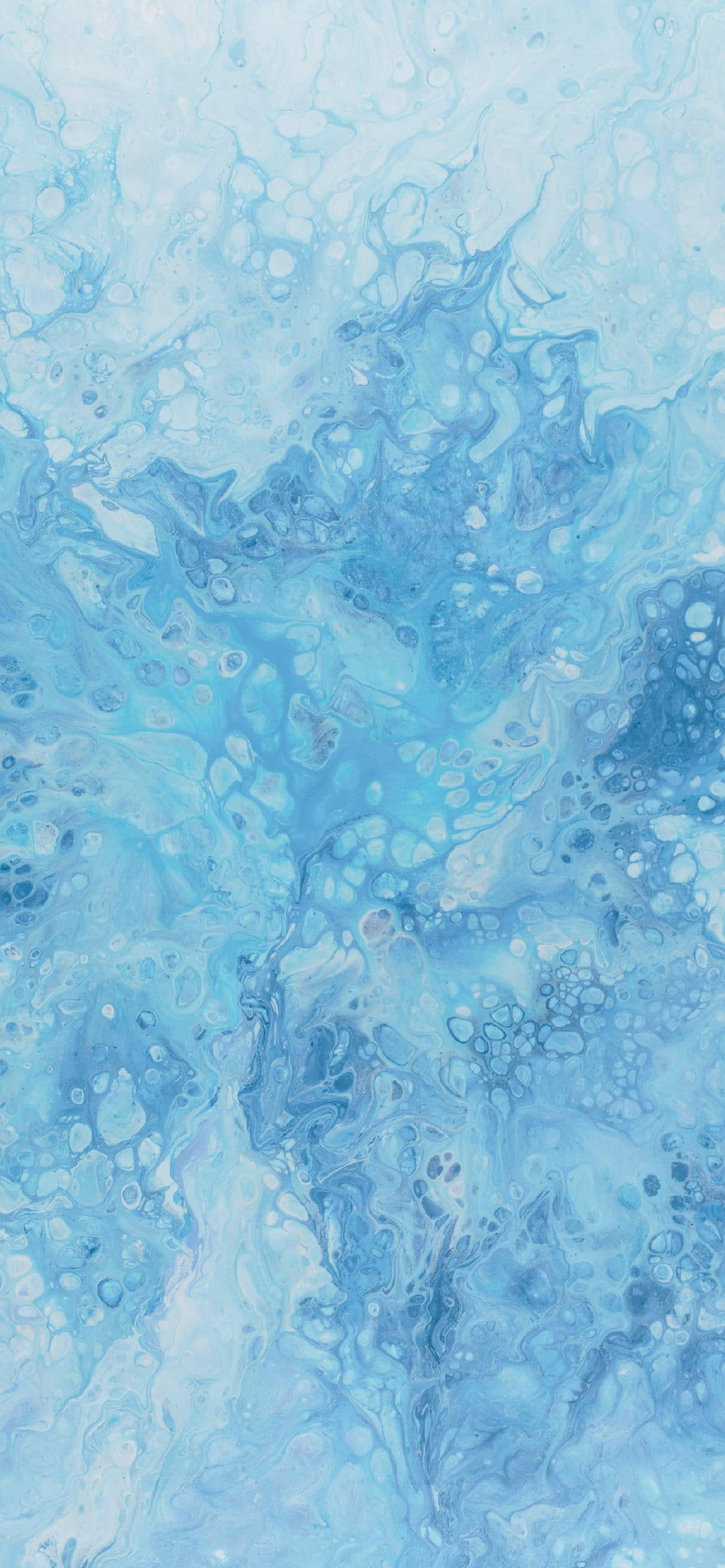 Pastel Blue Aesthetic iPhone, swirling blues, whites, Full HD Phone Wallpaper