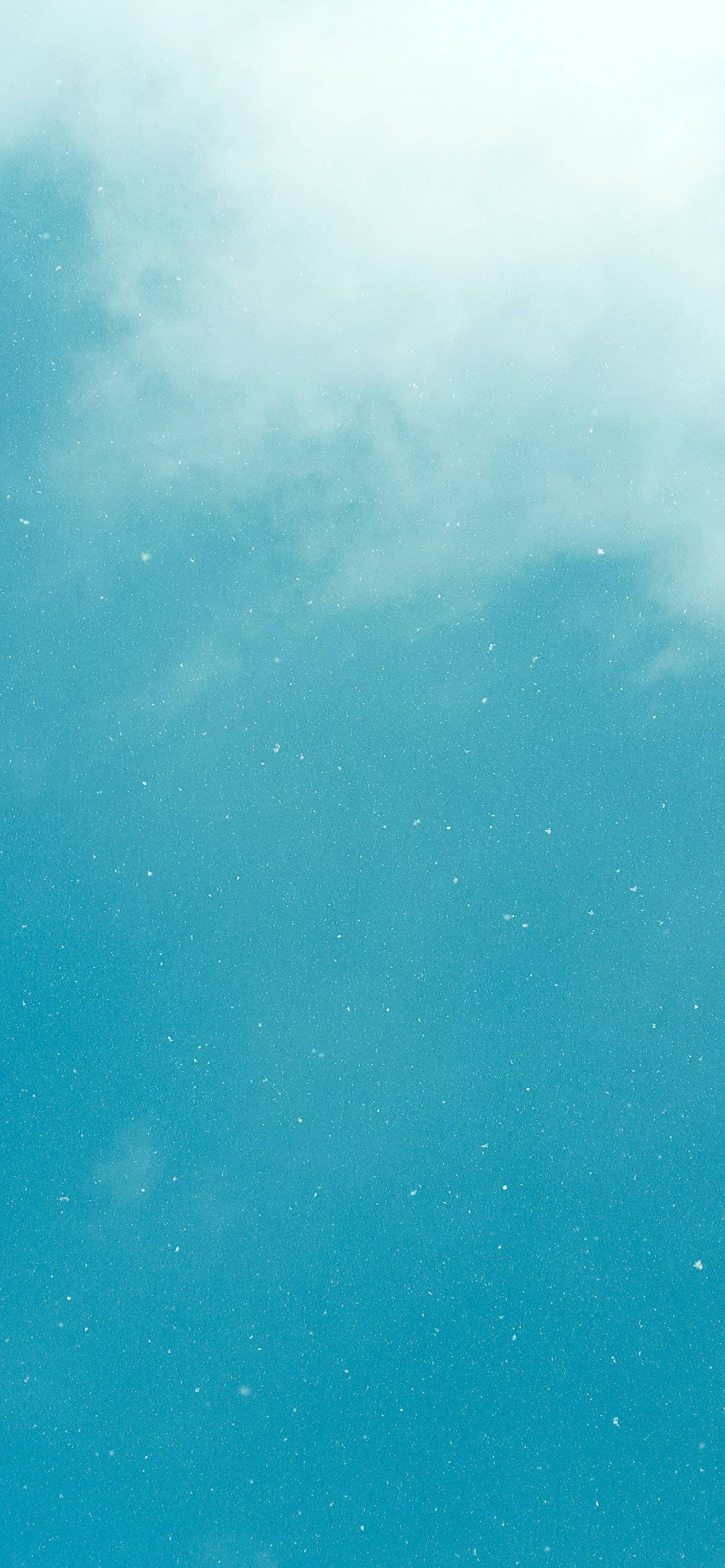 Pastel Blue Aesthetic iPhone, soft white clouds, deep turquoise, Full HD Phone Wallpaper