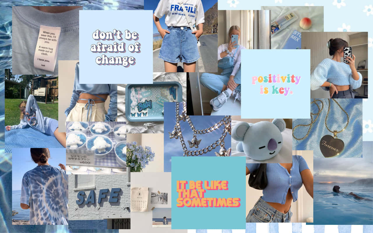 Pastel Blue Aesthetic Tumblr, pastel tones, beach, HD Desktop Wallpaper