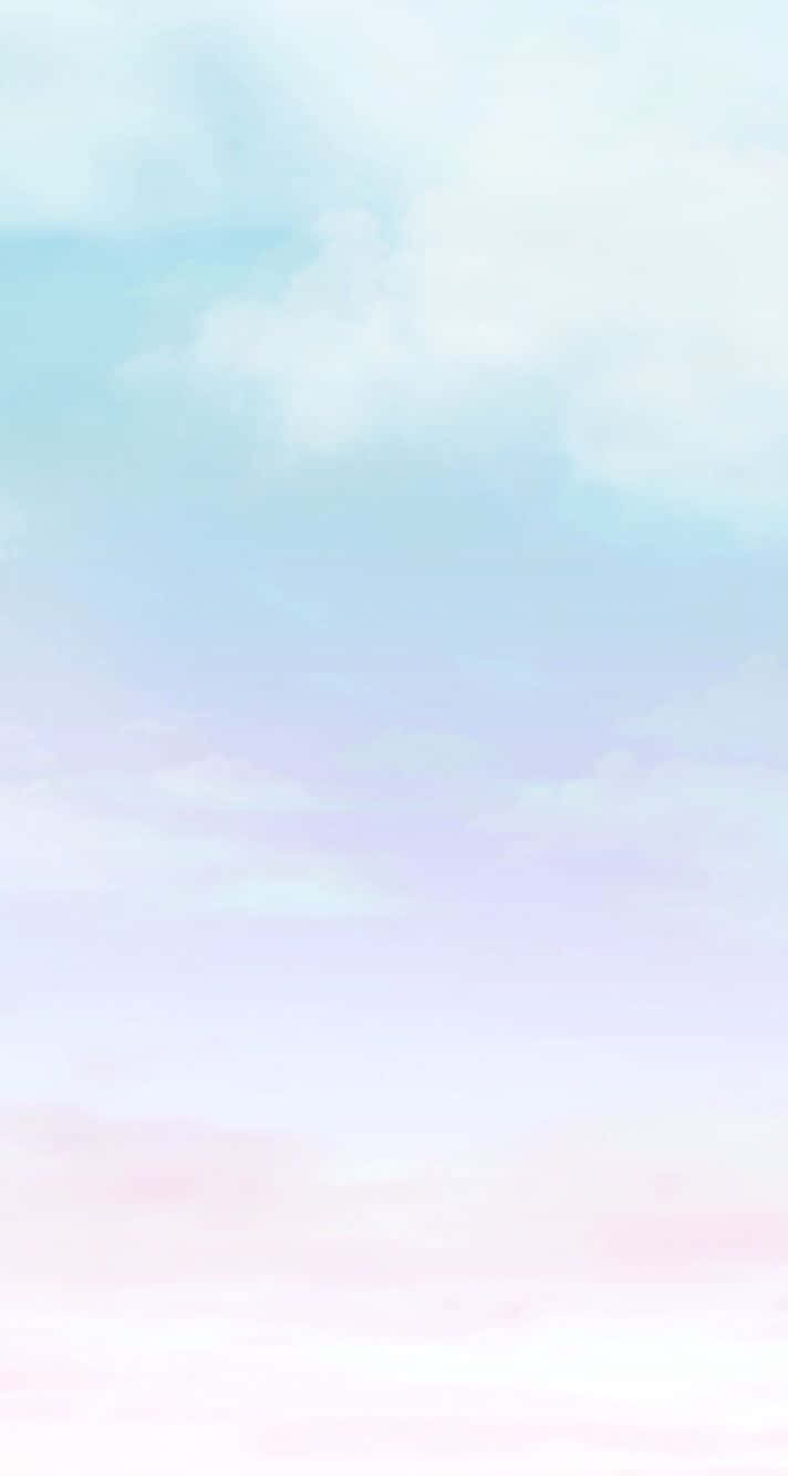 pastel blue, pastel pink, soft pastel sky, HD Phone Wallpaper