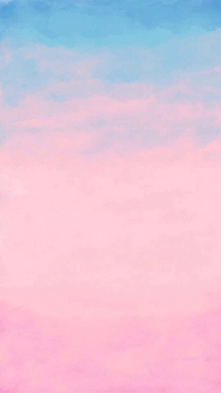 pastel blue, pink, soft gradient sky, HD Phone Wallpaper