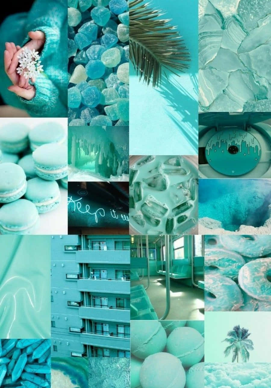 Pastel Blue Green, teal-themed, abstract gradient, HD Phone Wallpaper