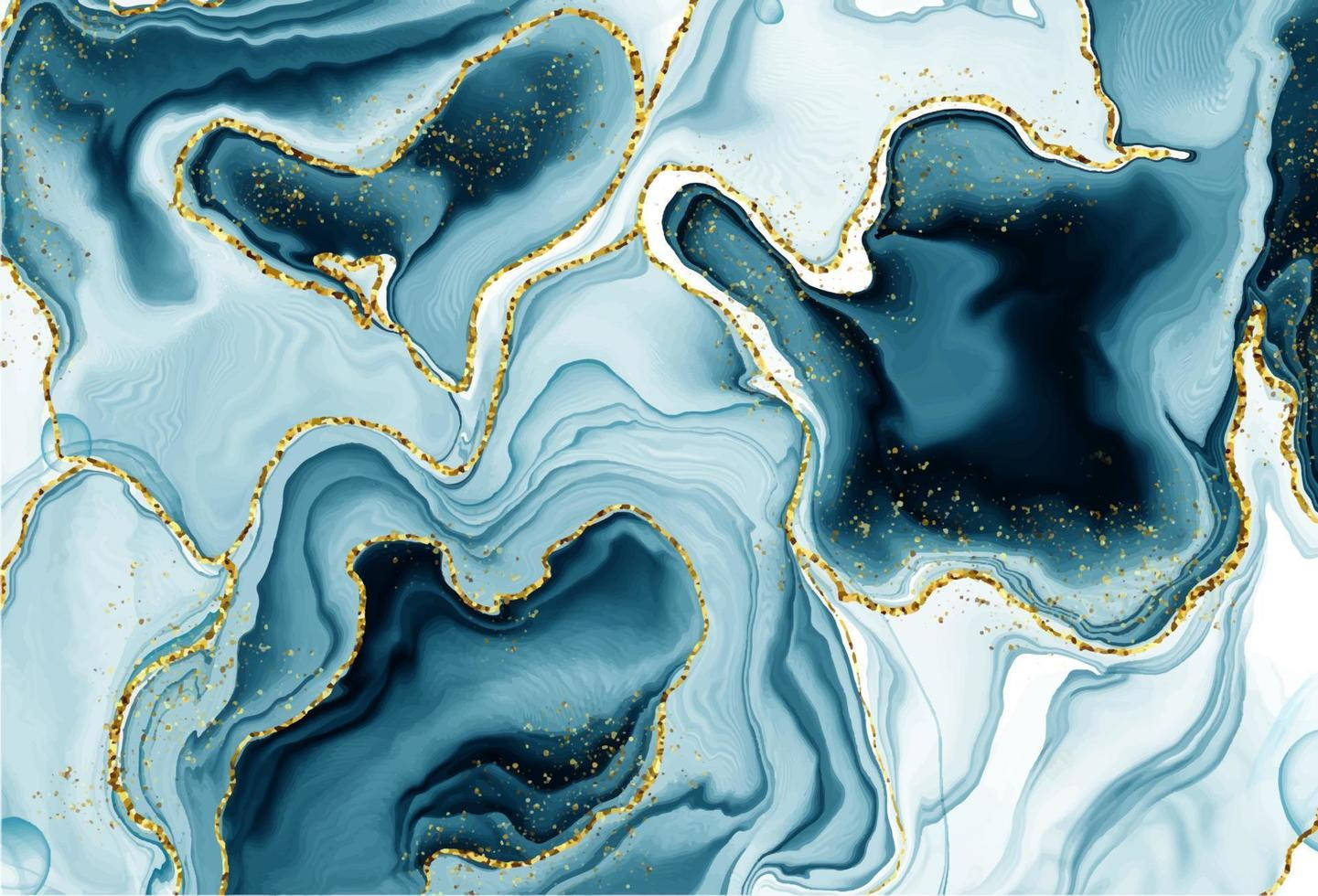 Pastel Marble Blue Pools, blue, white, HD Desktop Wallpaper
