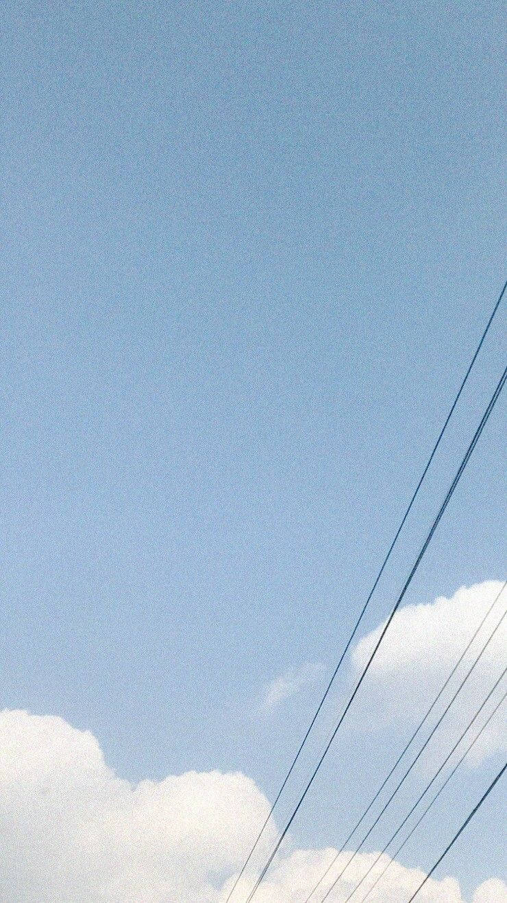 pastel vintage snapshot, clear blue sky, fluffy white clouds, HD Phone Wallpaper