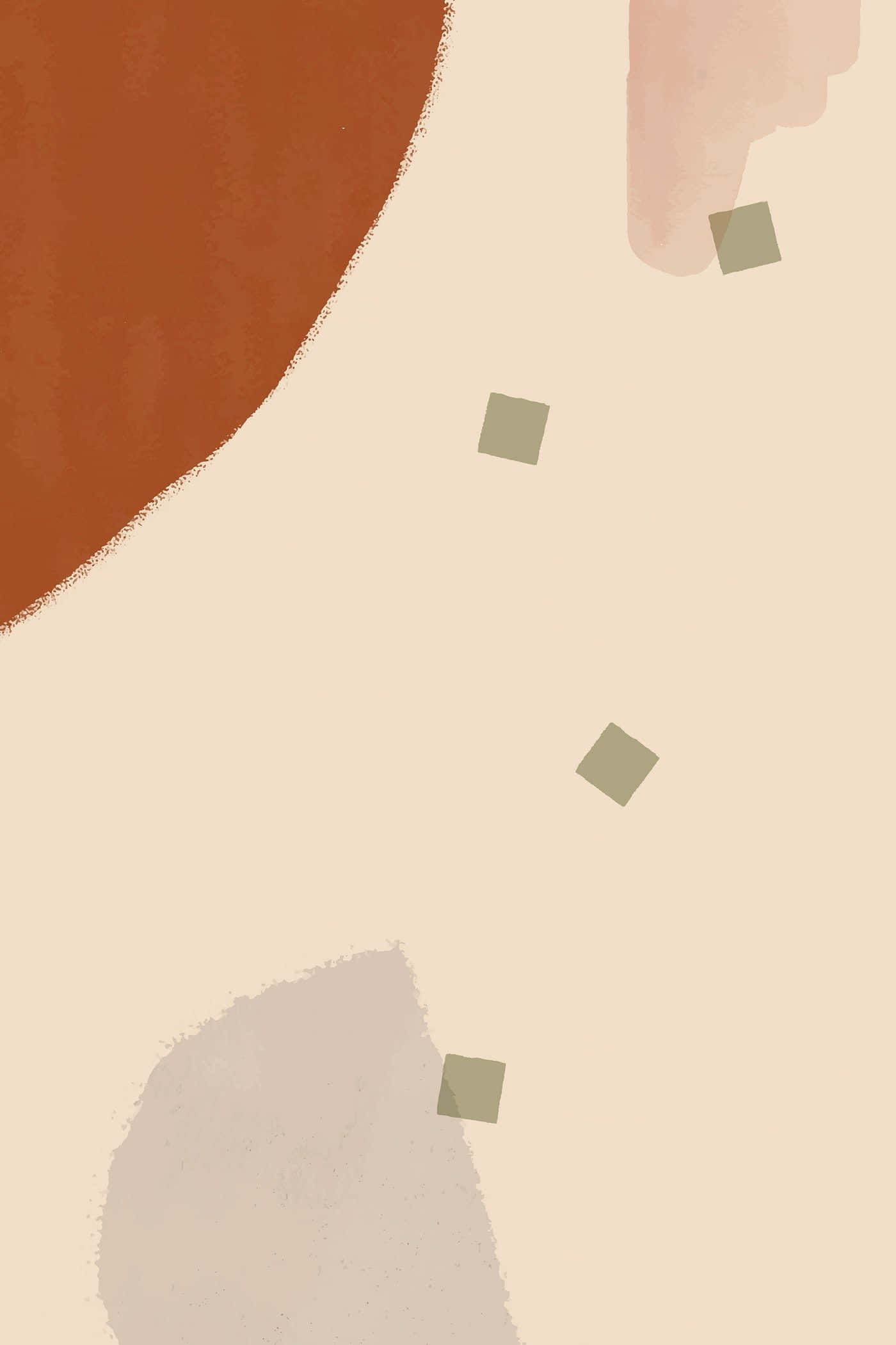 Pastel Brown, abstract minimalist artwork, soft earthy tones, Full HD Phone Wallpaper
