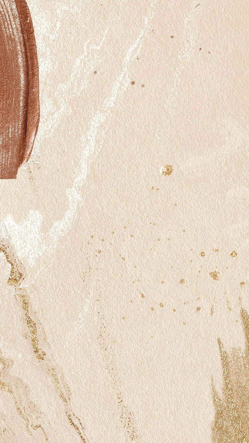 creamy beige marble, delicate gold veins, subtle texture, HD Phone Wallpaper