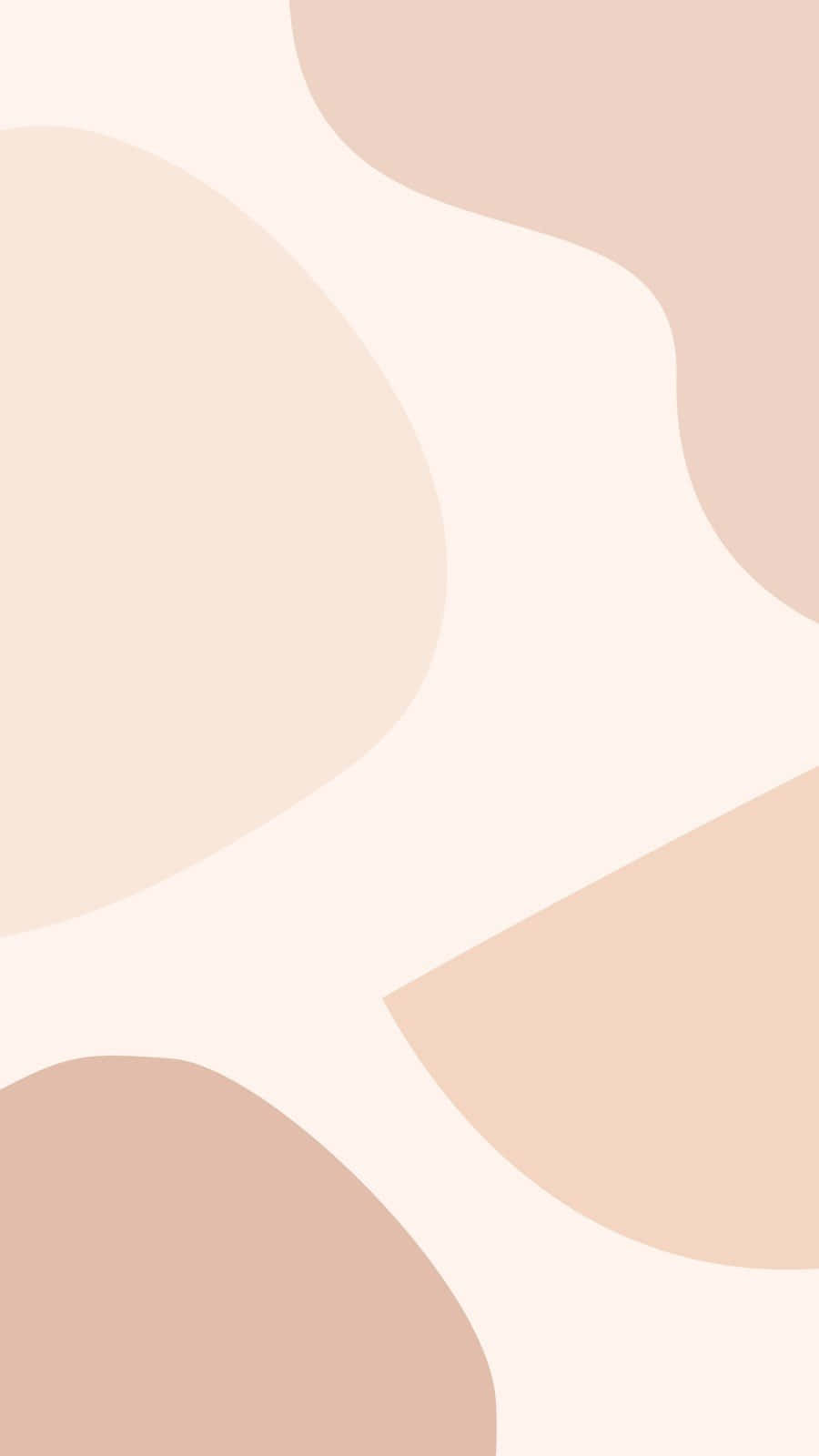beige, cream, abstract shapes, HD Phone Wallpaper