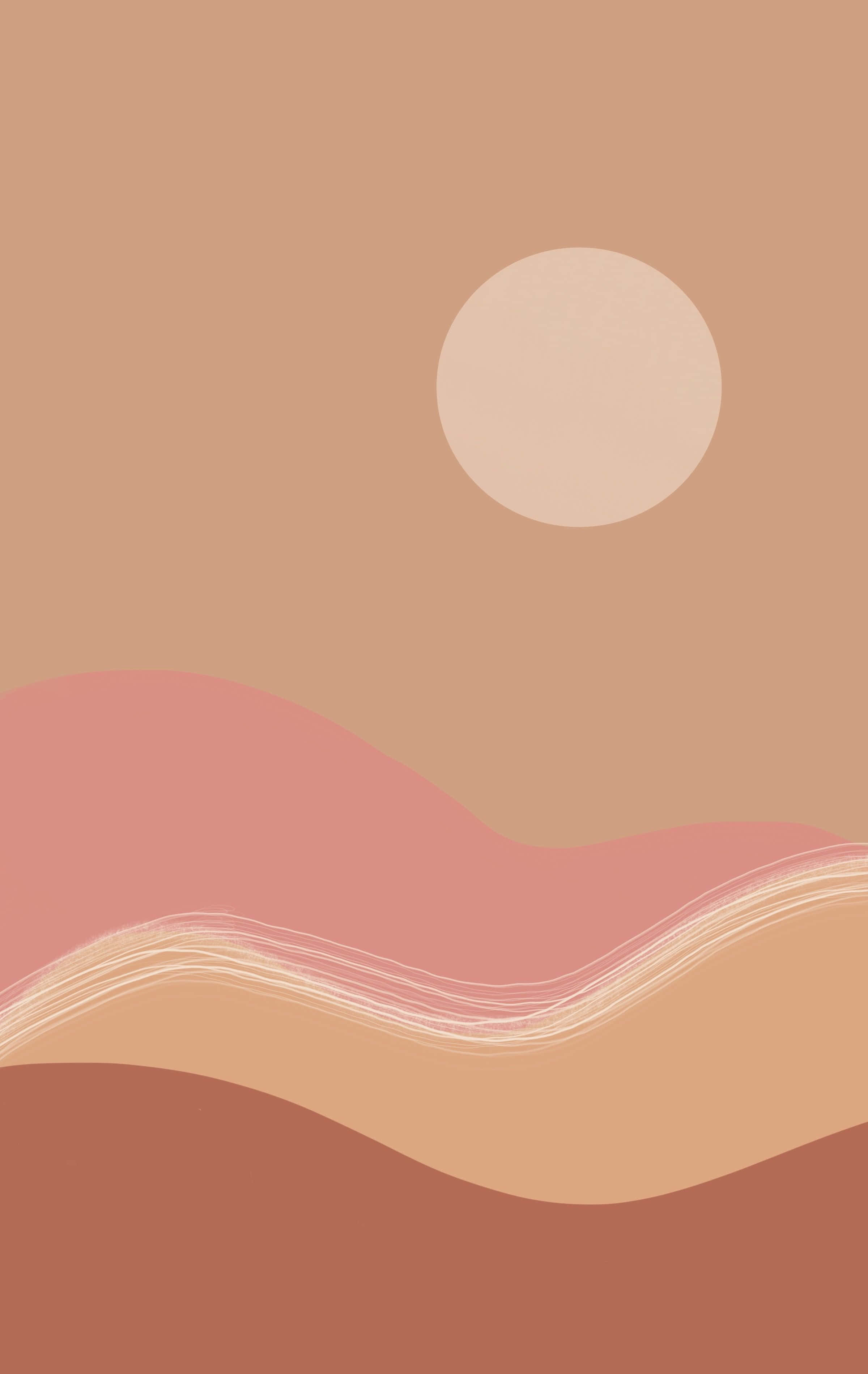 soft terracotta, pale sun, muted earth tones, 2K Phone Wallpaper