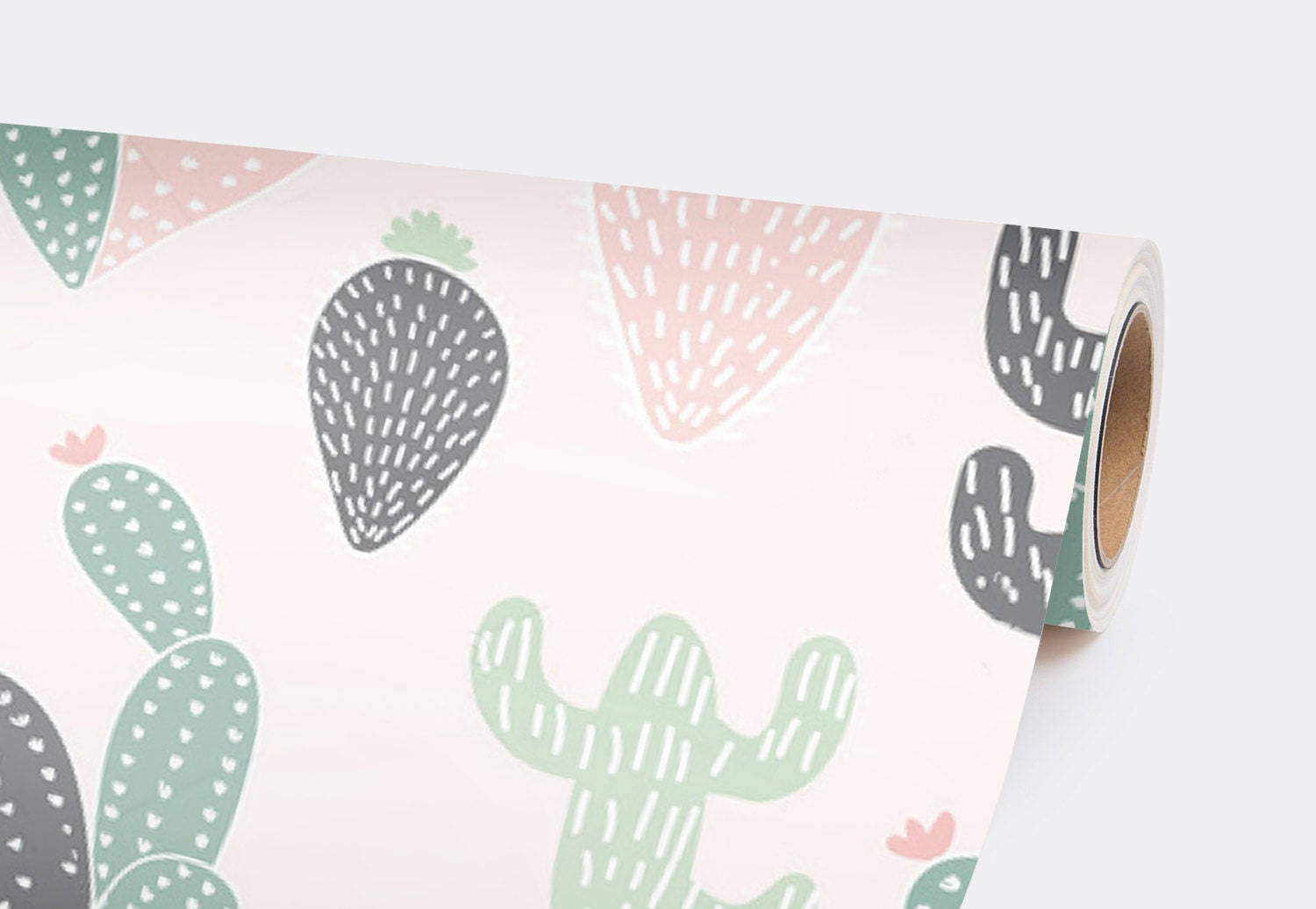 pastel cactus, pastel pink, pastel green, HD Desktop Wallpaper