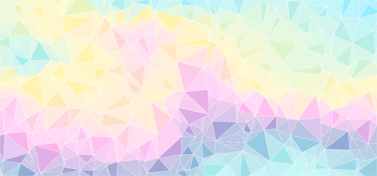 pastel crystal, pastel gradient, soft triangles, SD Desktop Wallpaper