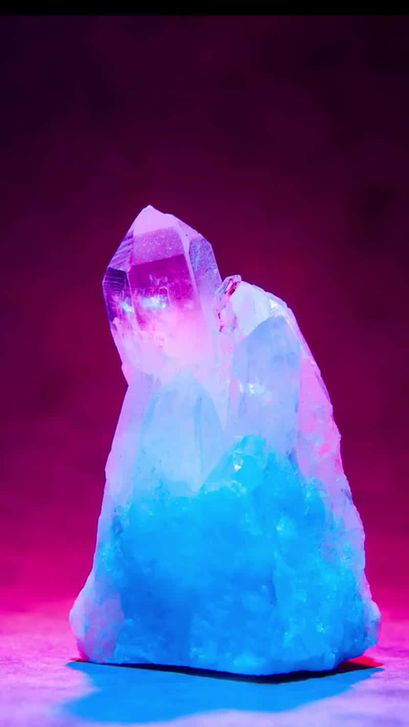 pastel crystal, electric blue, magenta, HD Phone Wallpaper