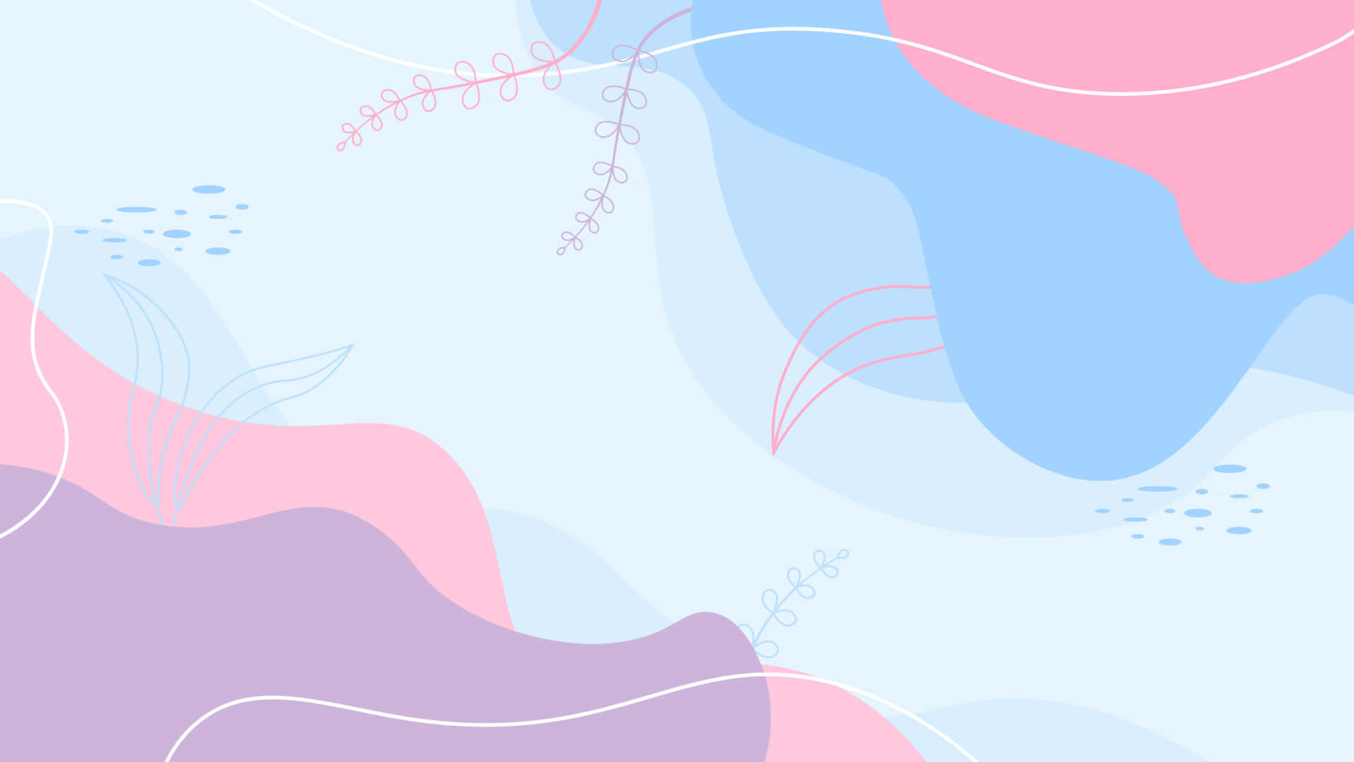 pastel, pink, blue, Full HD Desktop Wallpaper