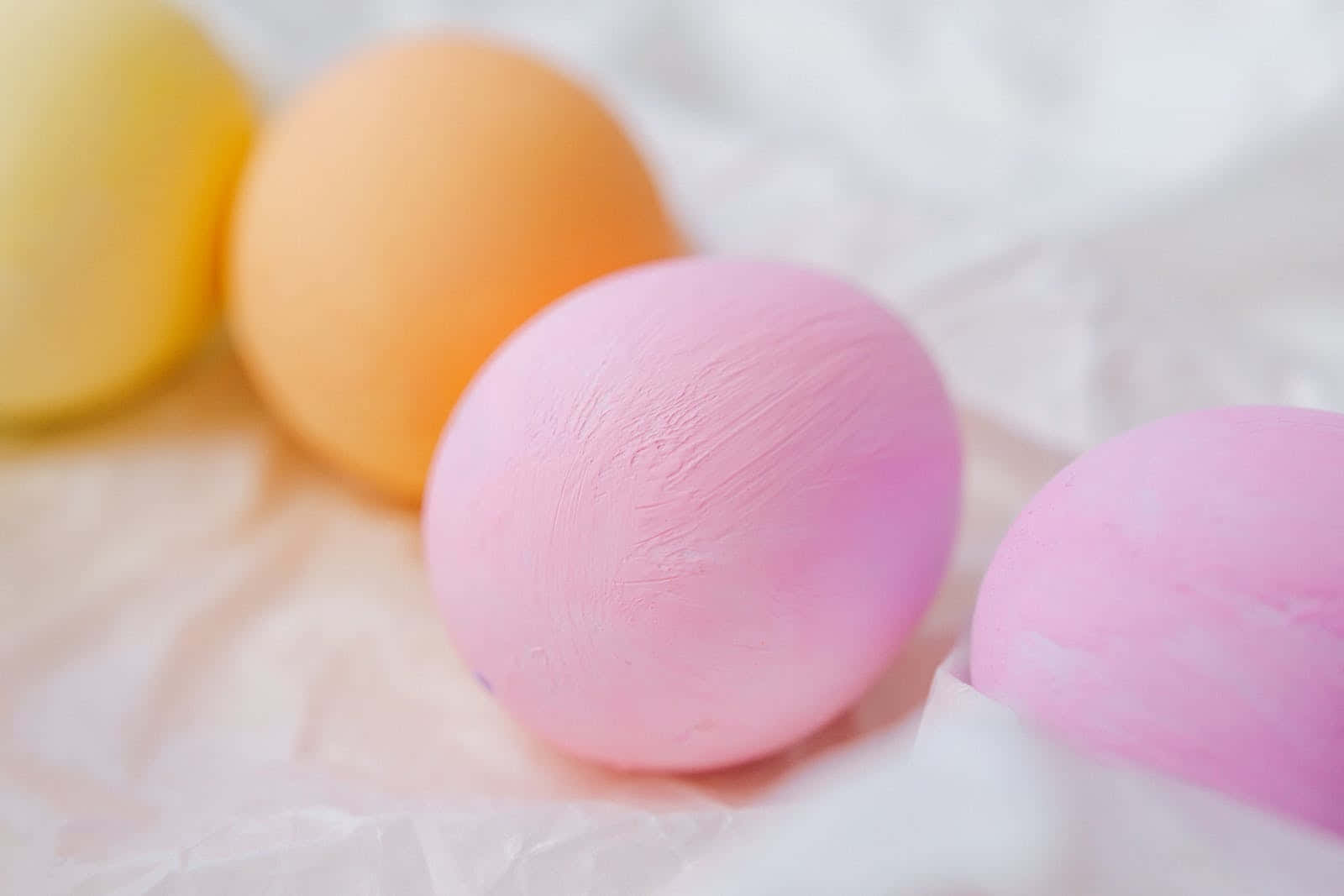 Pastel Easter, yellow, orange, HD Desktop Wallpaper