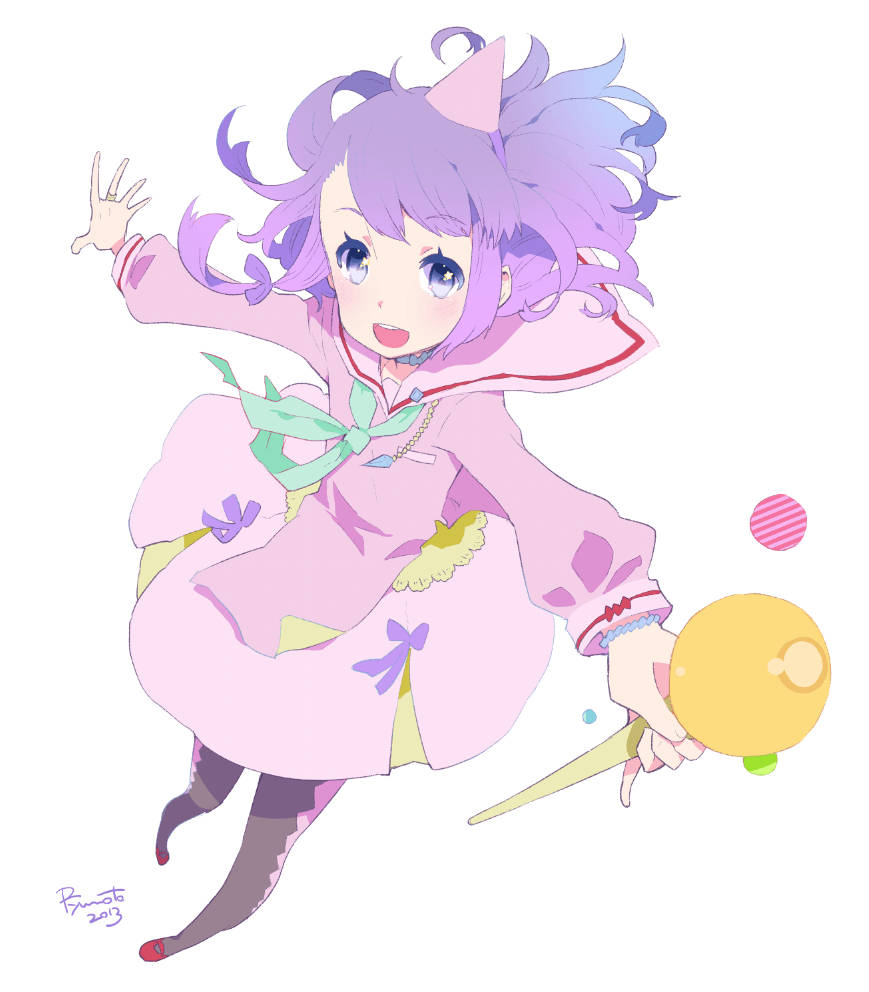 Pastel Gore, anime girl, purple hair, SD Phone Wallpaper