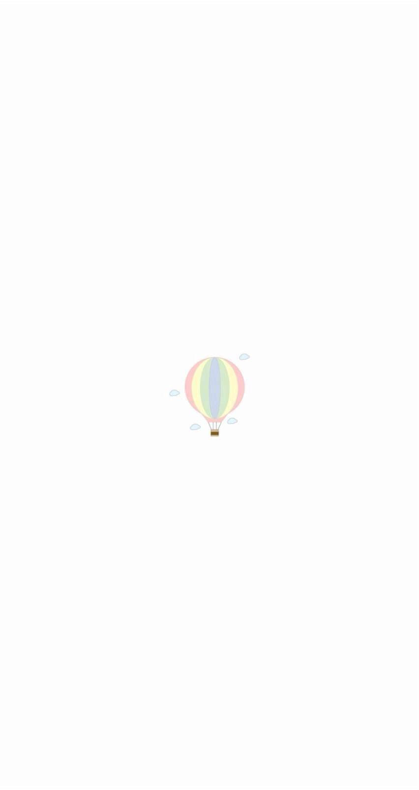 pastel iPhone, hot air balloon, rainbow, HD Phone Wallpaper