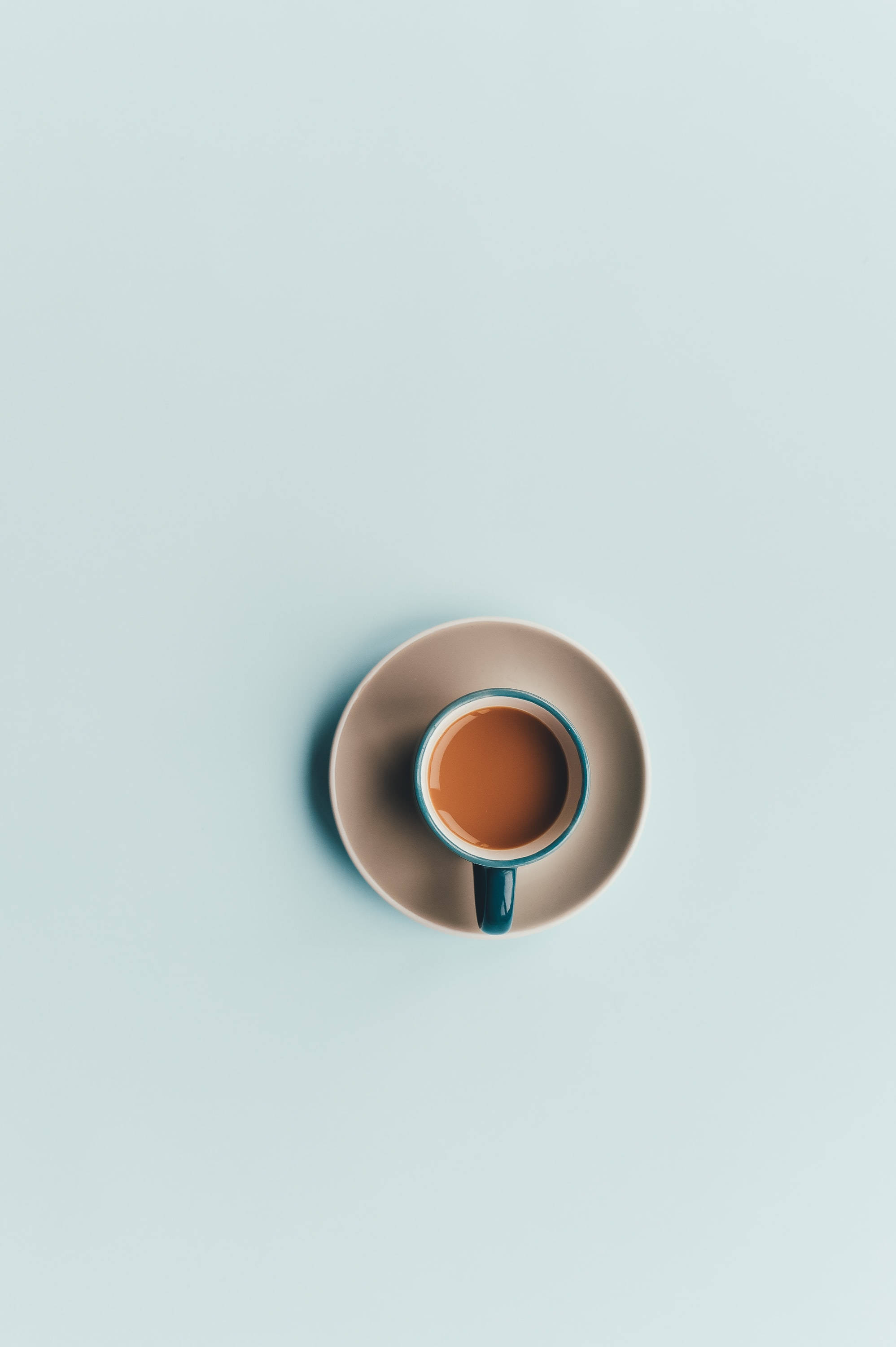 Pastel iPhone, mint green, coffee, 2K Phone Wallpaper