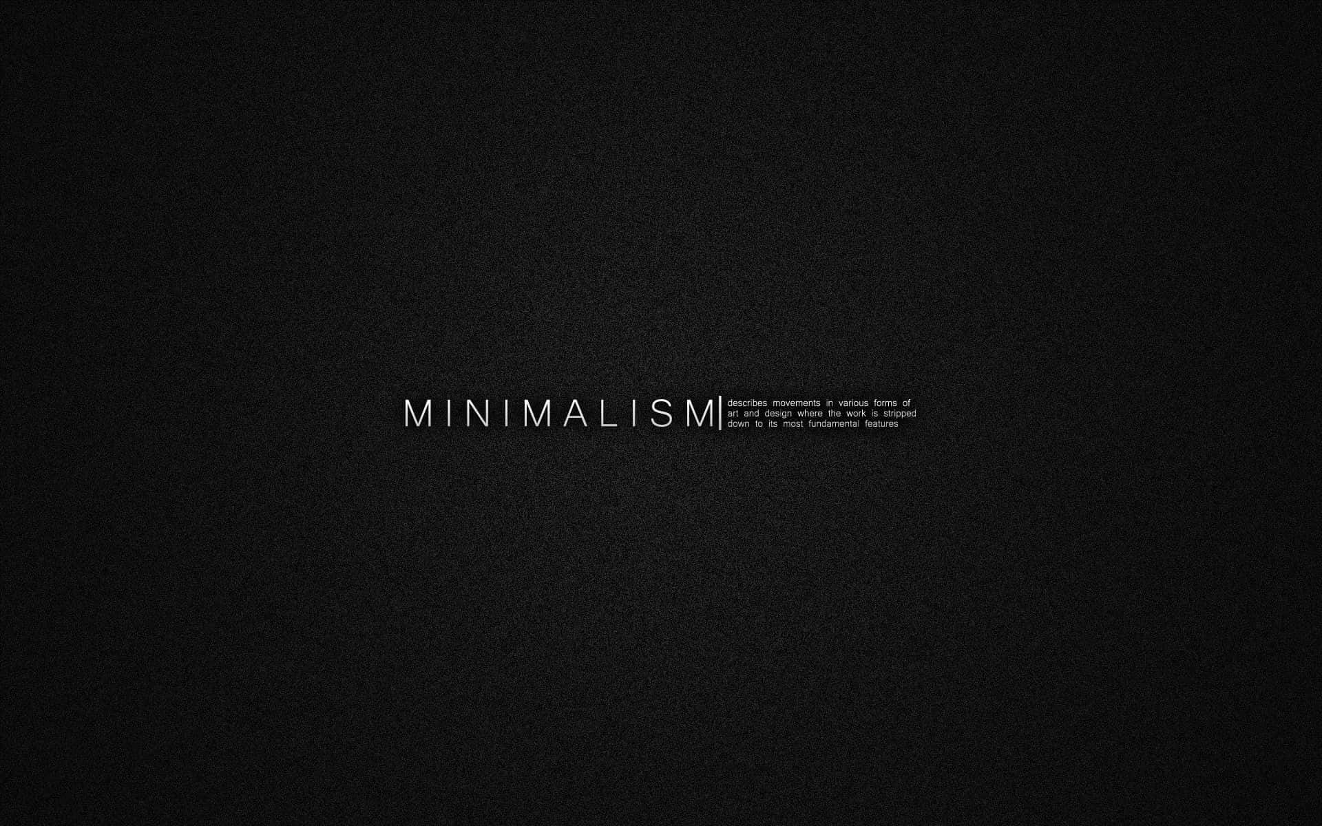 minimalism, crisp white text, textured black background, Full HD Desktop Wallpaper