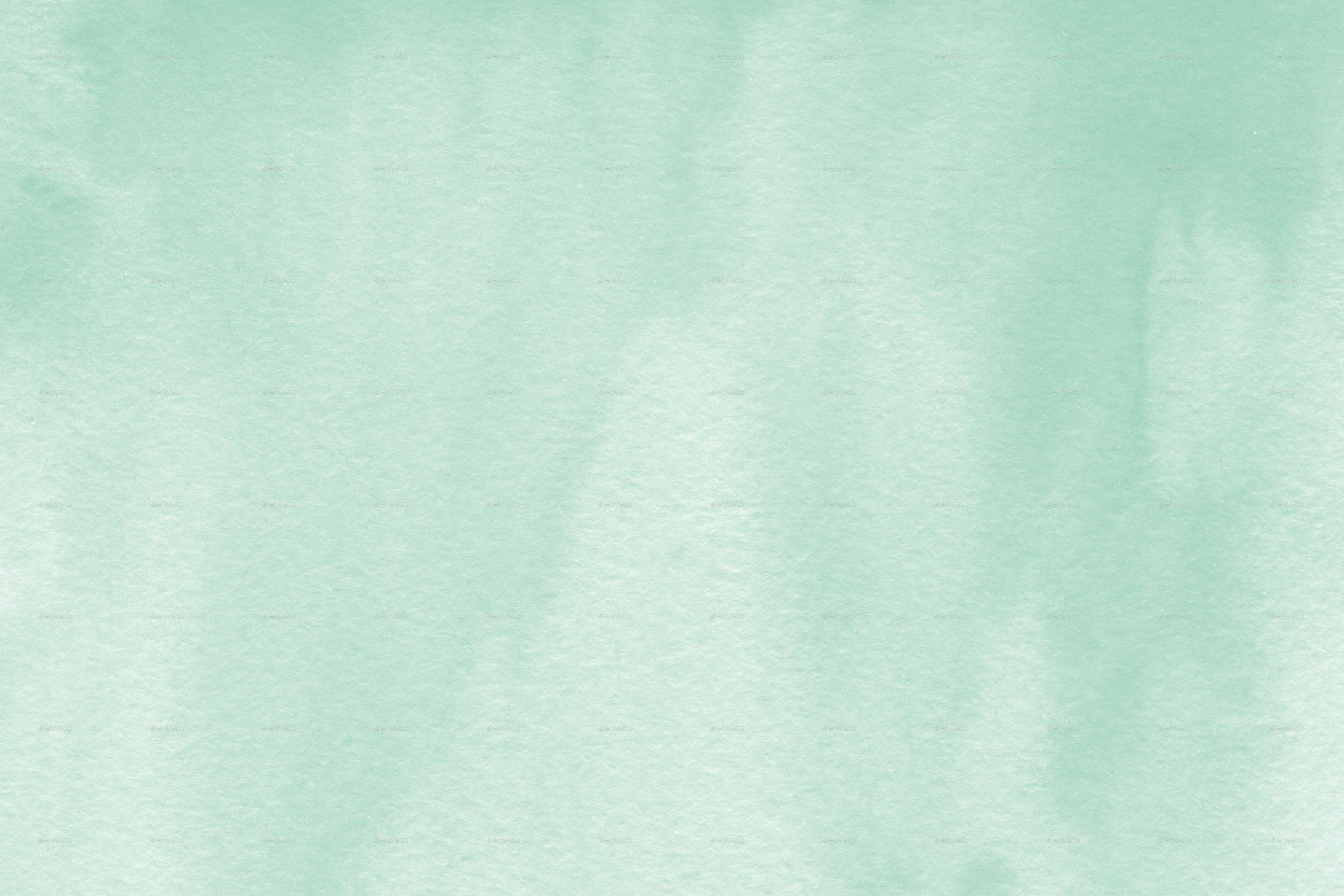 pastel green watercolor design, mint green, watercolor wash, 2K Desktop Wallpaper