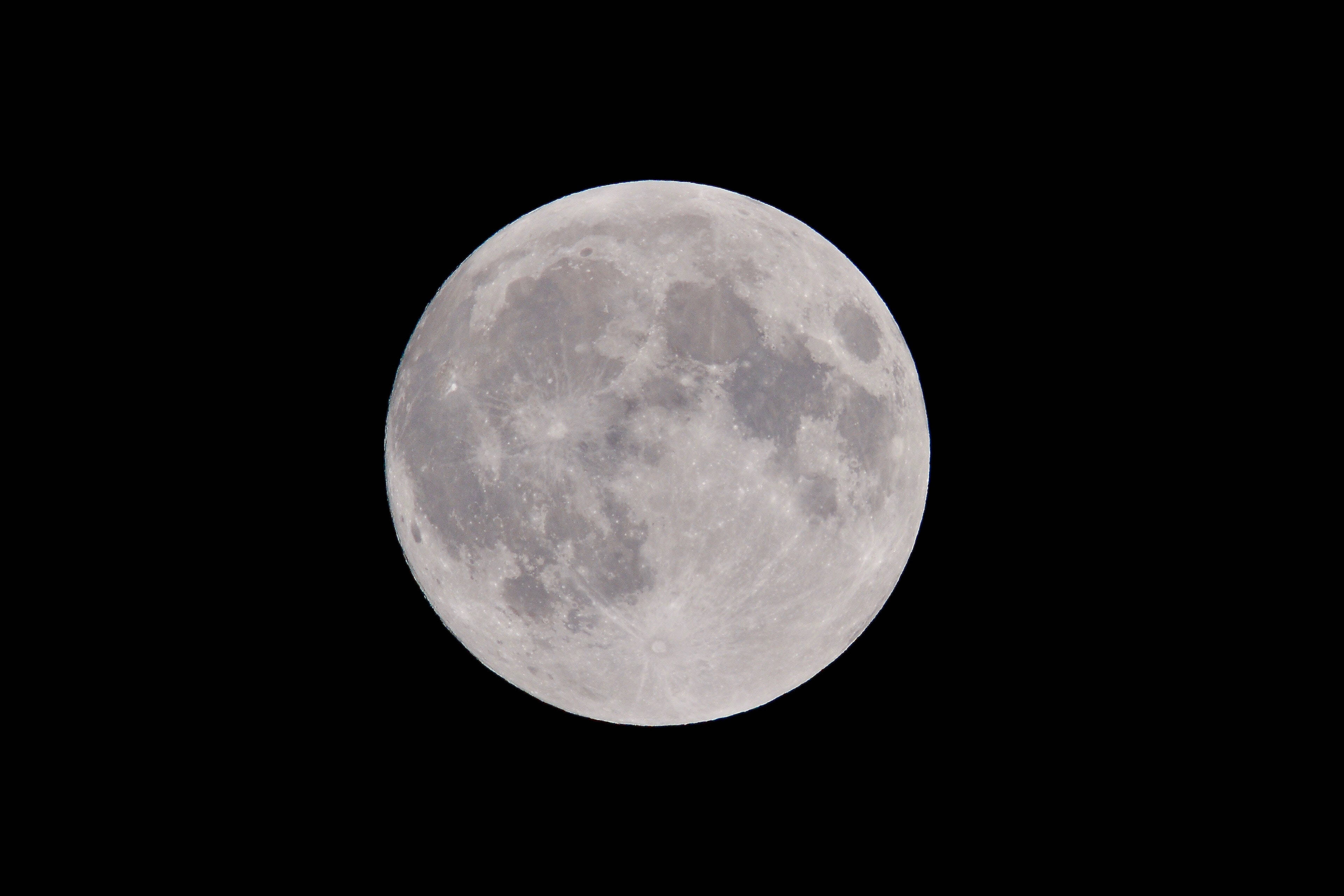 full moon, craters, maria, 4K Desktop Wallpaper
